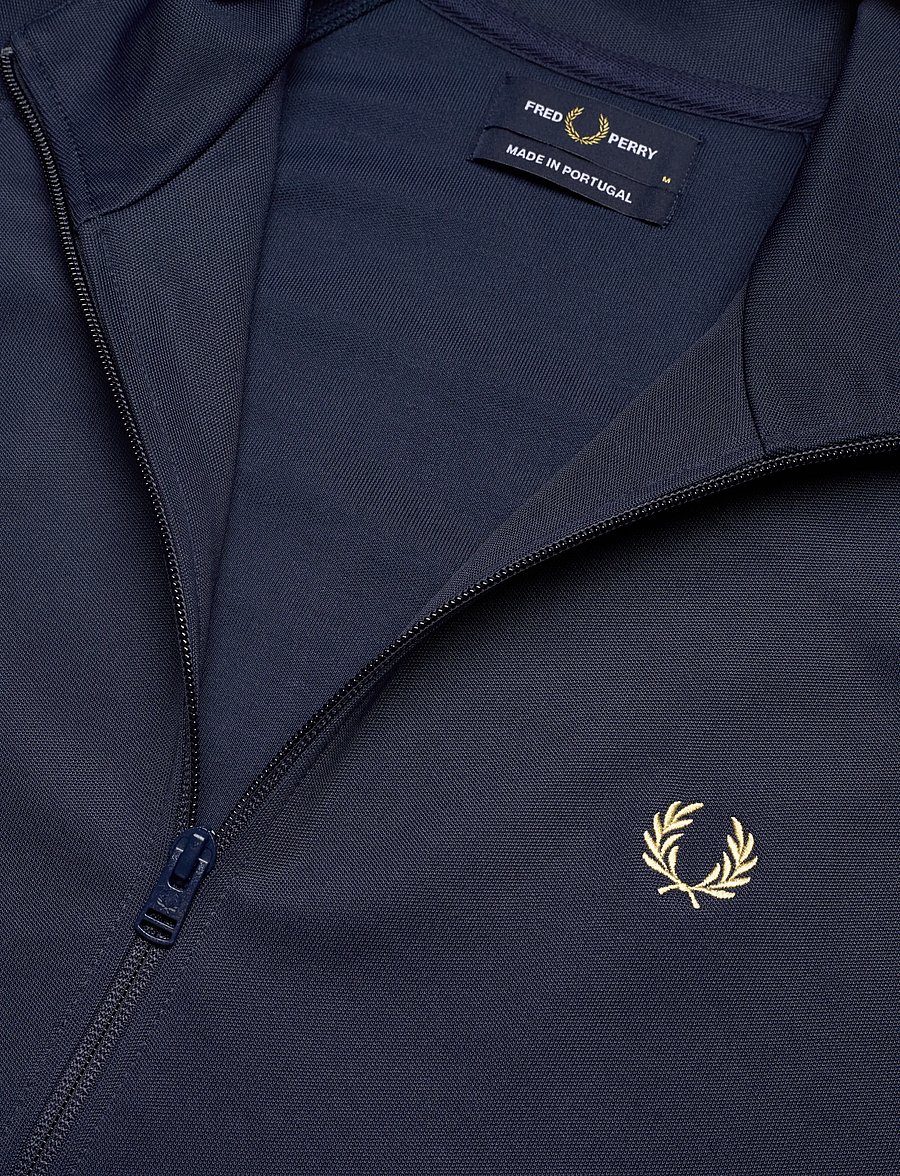 Fred Perry - CONTRAST TAPE TRACK JKT - yläosat - tennisb/champagn - 5