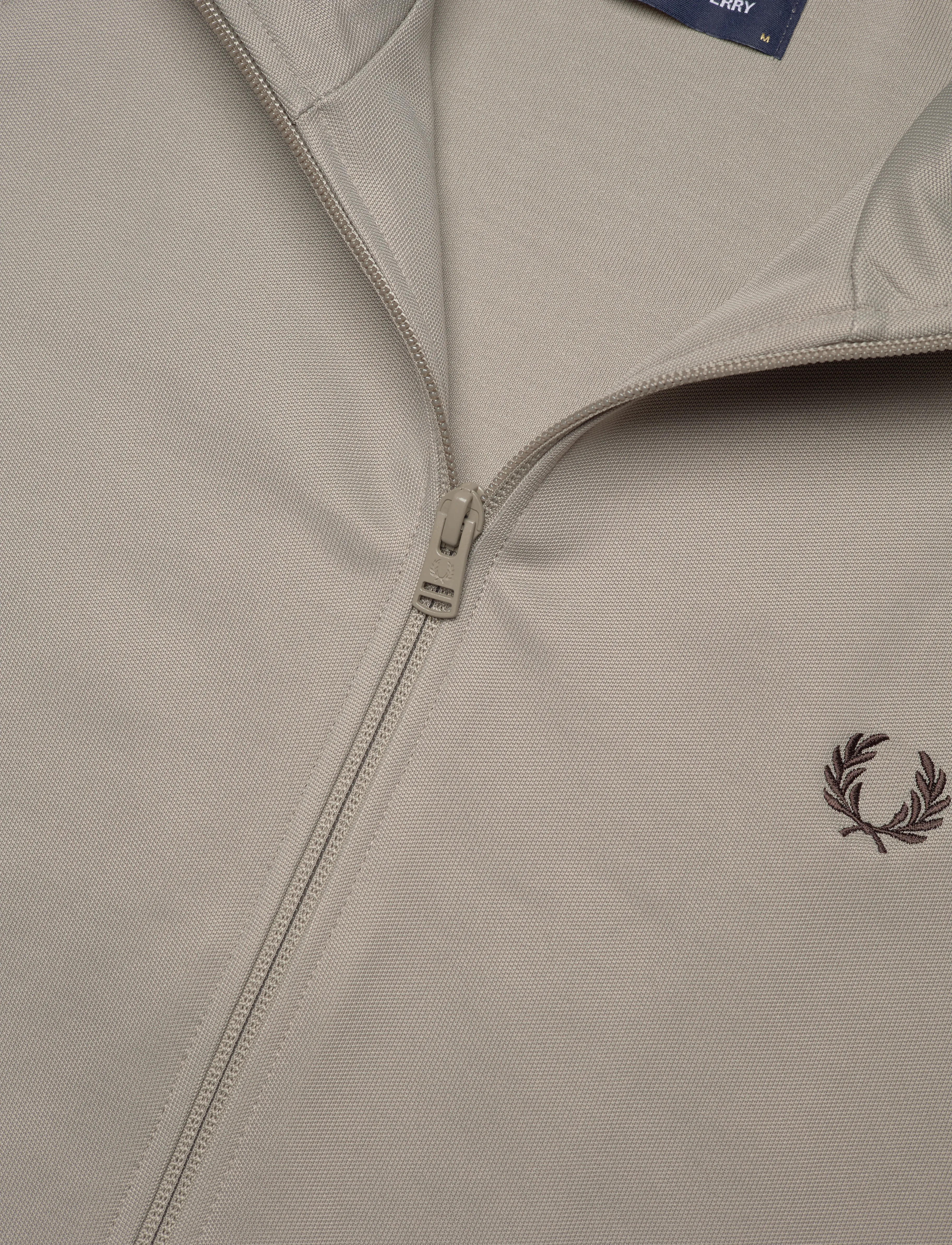 Fred Perry - CONTRAST TAPE TRACK JKT - swetry - warm grey/brick - 2