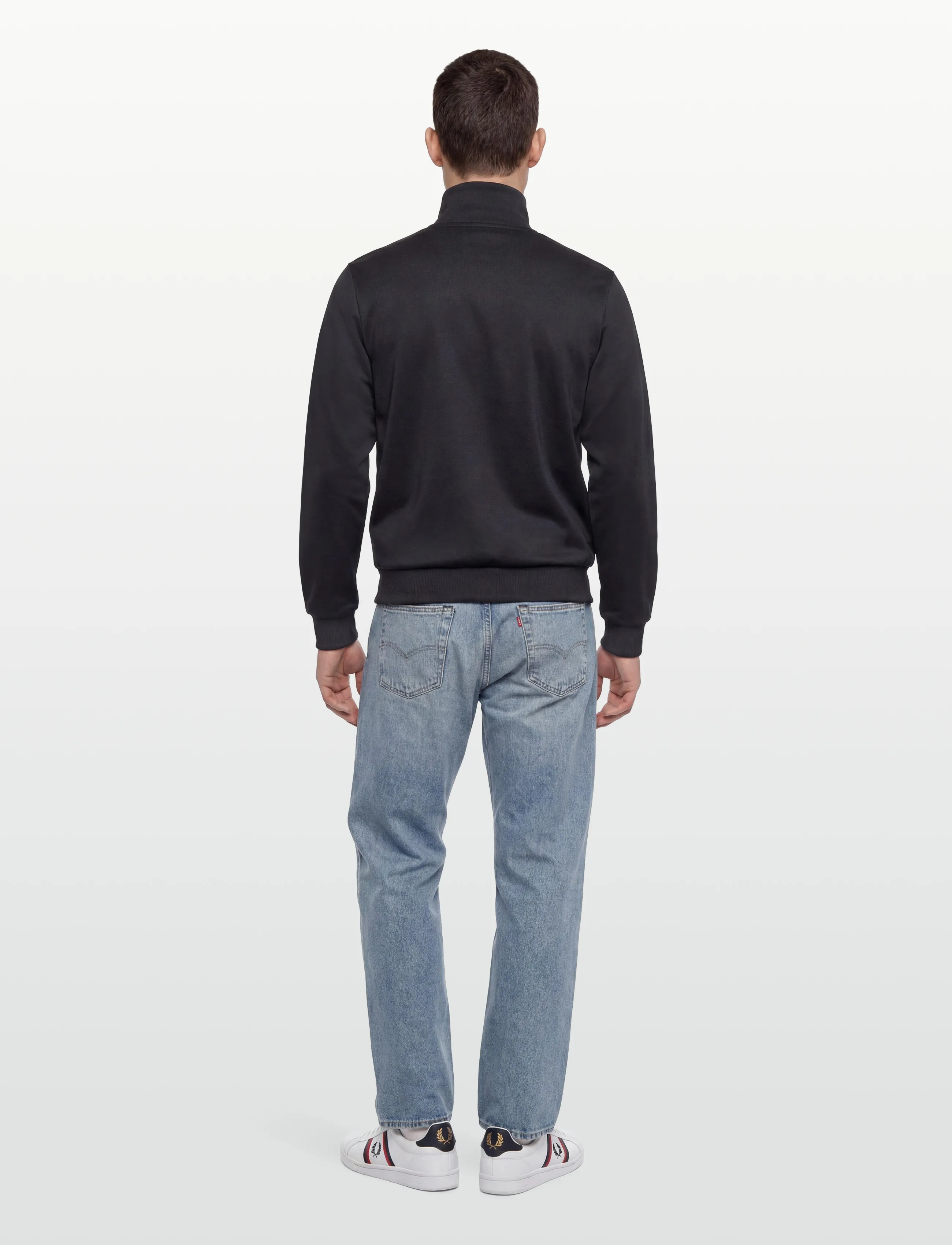Fred Perry - TRACK JACKET - sweatshirts - navy - 4