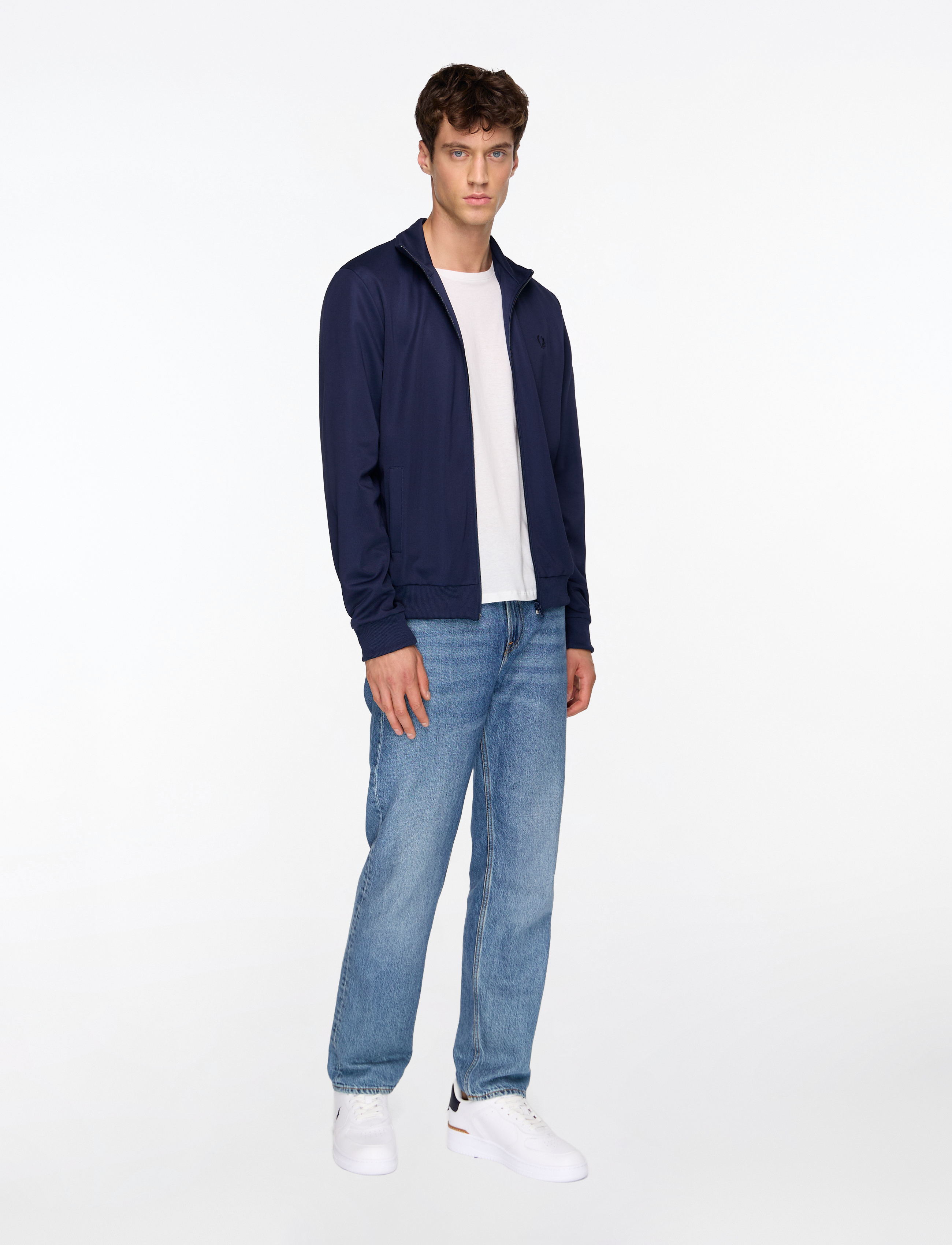 Fred Perry - TRACK JACKET - sweatshirts - tennis blue - 2
