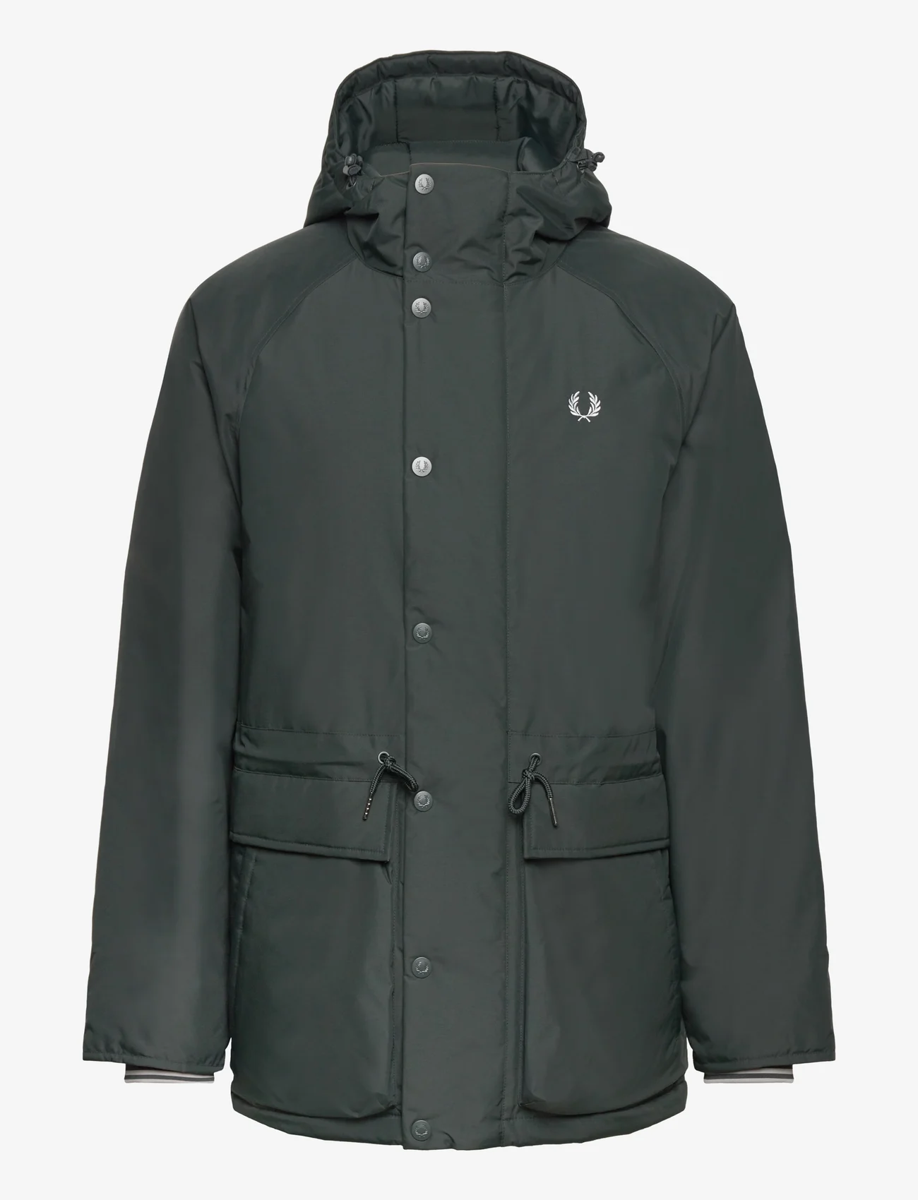 Fred Perry - PADDED ZIP JACKET - winter jackets - night green - 0