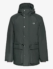 Fred Perry - PADDED ZIP JACKET - winter jackets - night green - 0