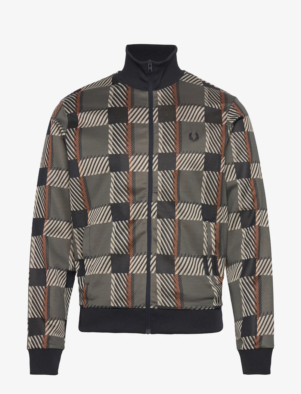 Fred perry tartan jacket hotsell