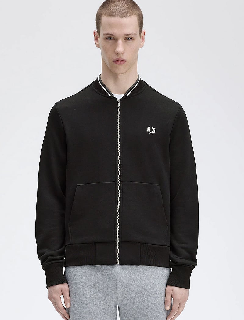 Fred Perry Zip Sweatshirt Sweatshirts Boozt