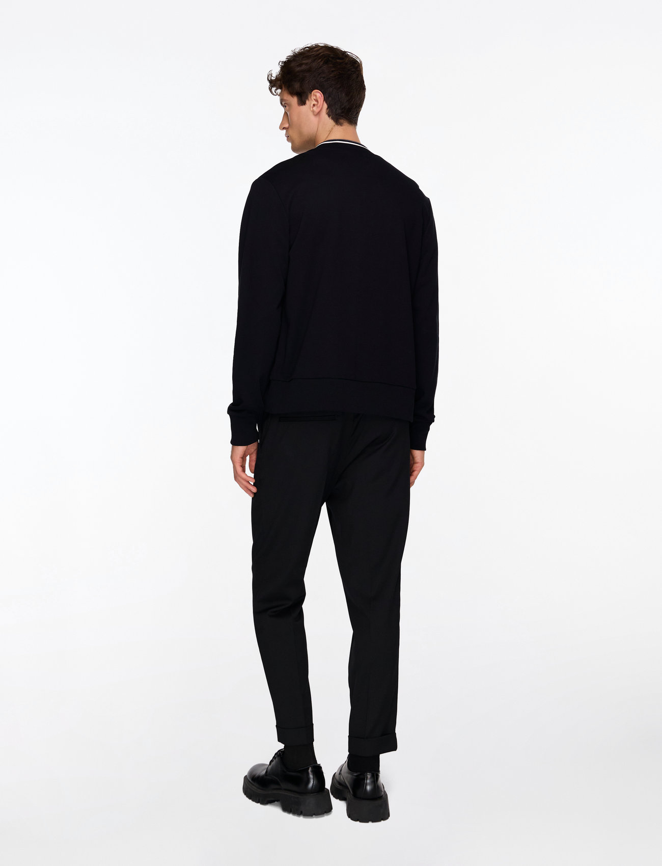 Fred Perry - ZIP SWEATSHIRT - sweatshirts - black - 3