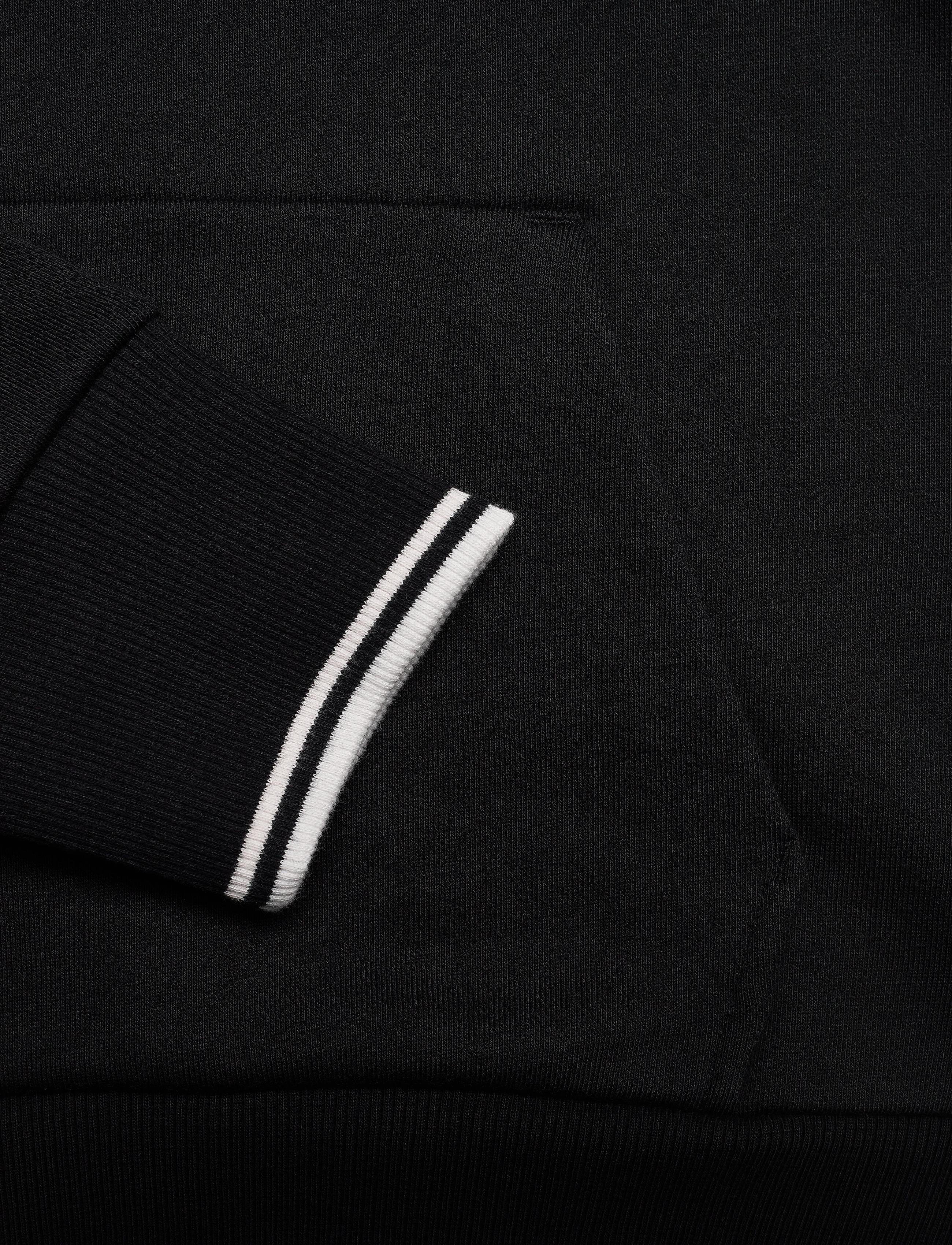 Fred Perry - HOODED ZIP SWEATSHIRT - hoodies - black - 4
