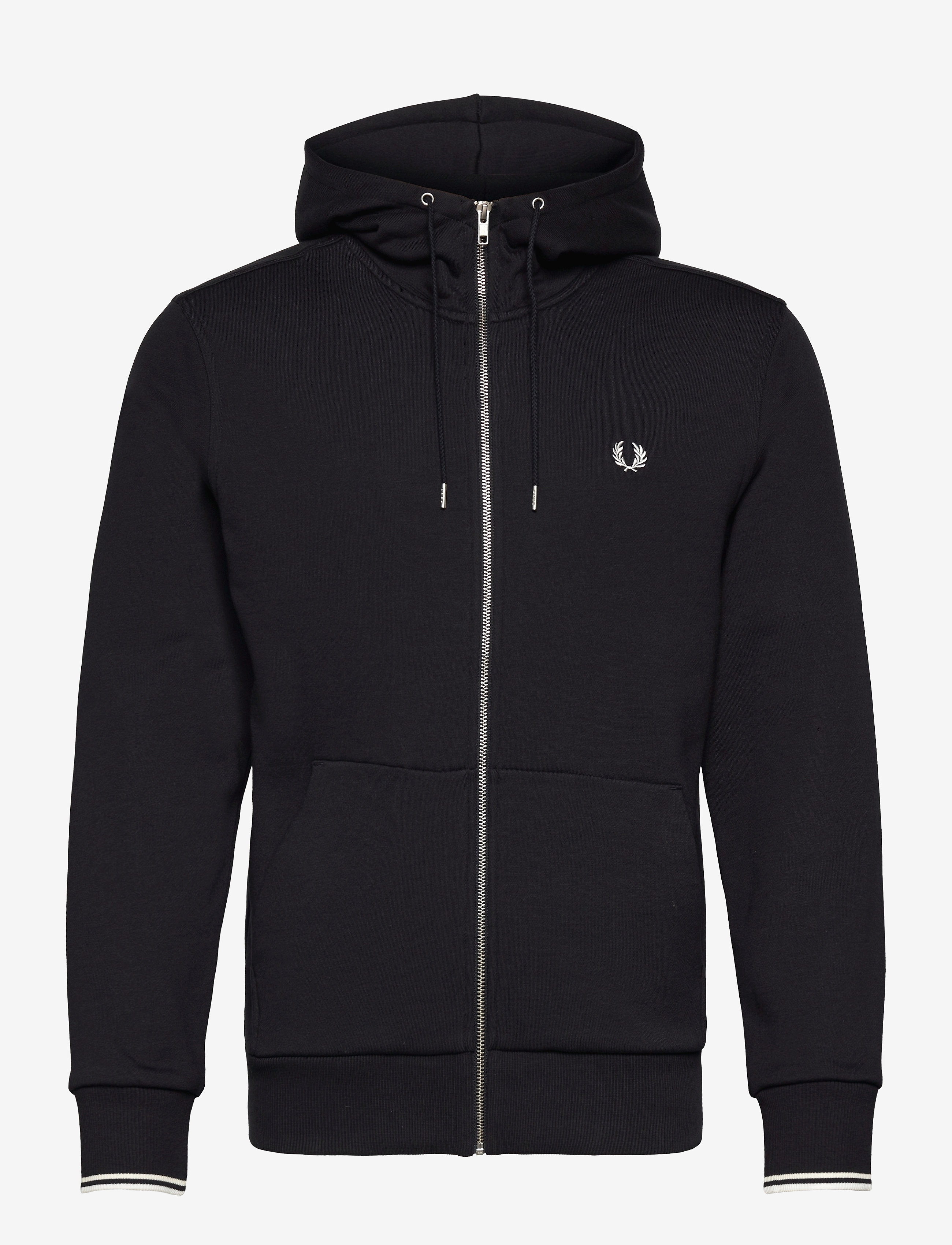 超美品　FRED PERRY Hooded Zip Sweatshirt Fred Perry Hooded Zip Sweatshirt (FPYJ7536) - Hoodies - Boozt.com