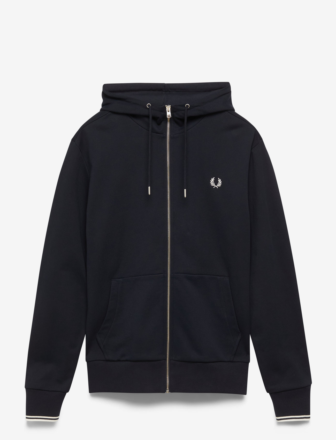 Fred Perry - HOODED ZIP SWEATSHIRT - hættetrøjer - navy - 1