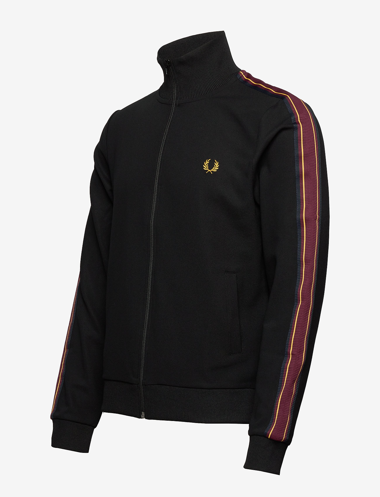 Fred Perry - TAPED CHEST TRACK - black - 2