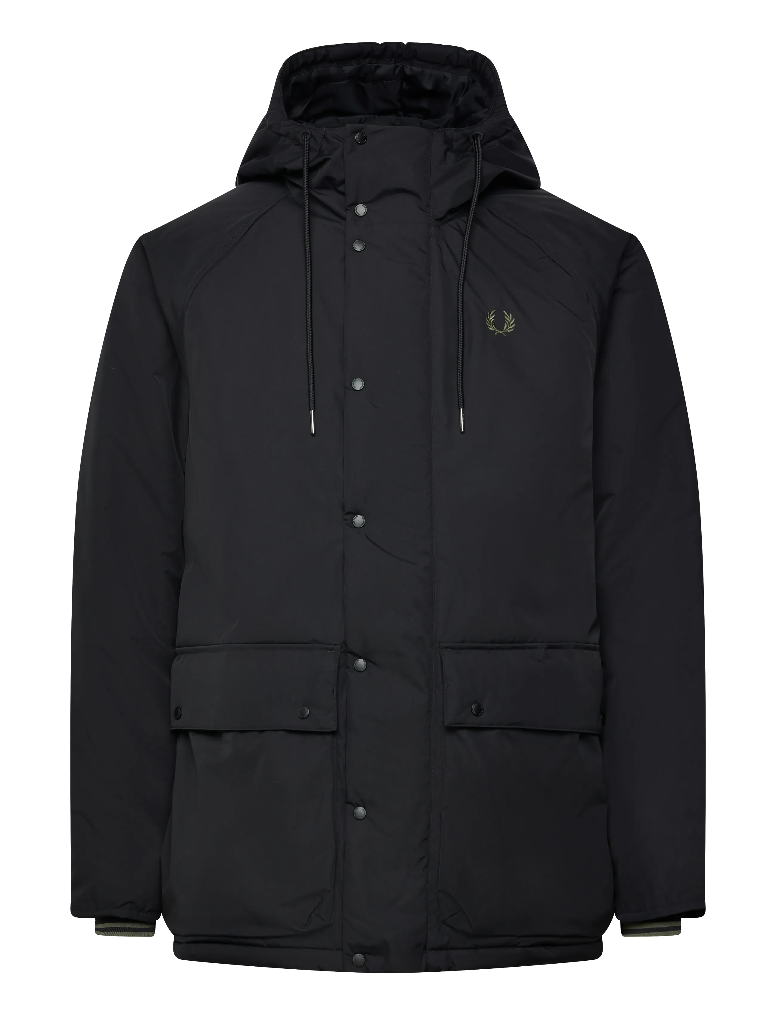 Fred Perry PADDED ZIP THROUGH JKT - Fred Perry - BLACK / black