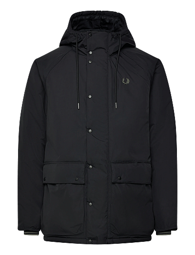 Fred Perry PADDED ZIP THROUGH JKT - Fred Perry - BLACK / black