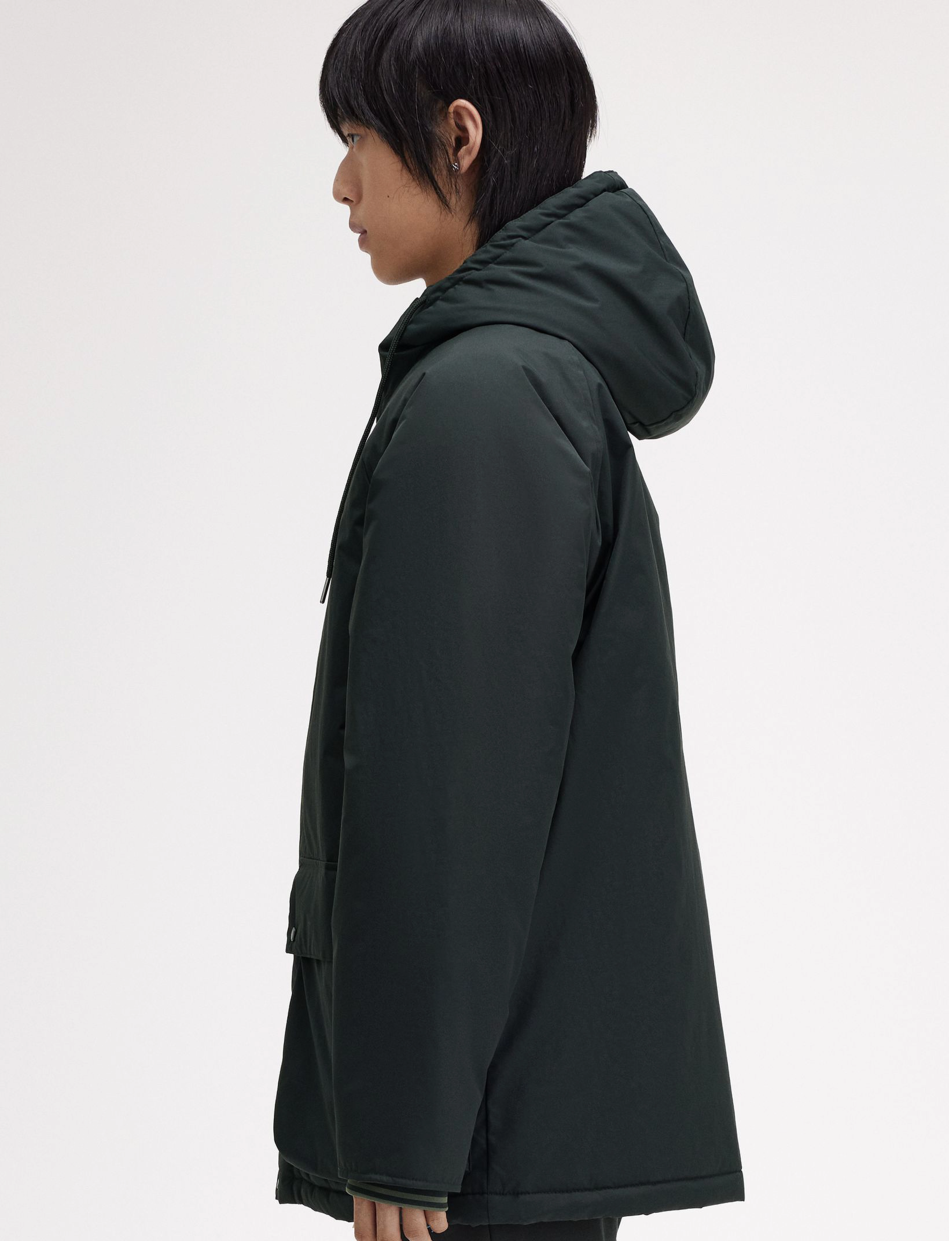 Fred Perry - PADDED ZIP THROUGH JKT - voodriga jakid - night green - 3