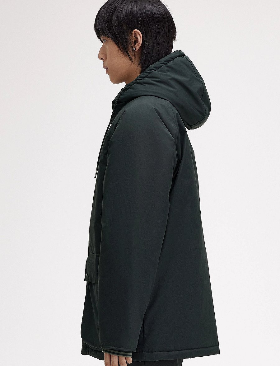 Fred Perry - PADDED ZIP THROUGH JKT - daunenjacken - night green - 3