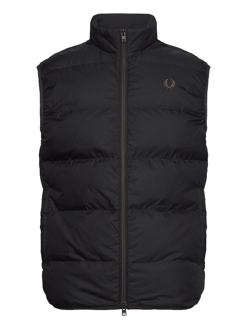 Fred Perry - INSULATED GILET - västar - black - 1