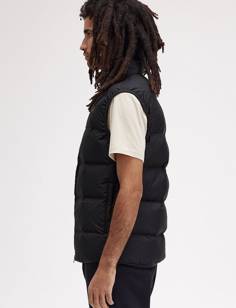 Fred Perry - INSULATED GILET - västar - black - 3
