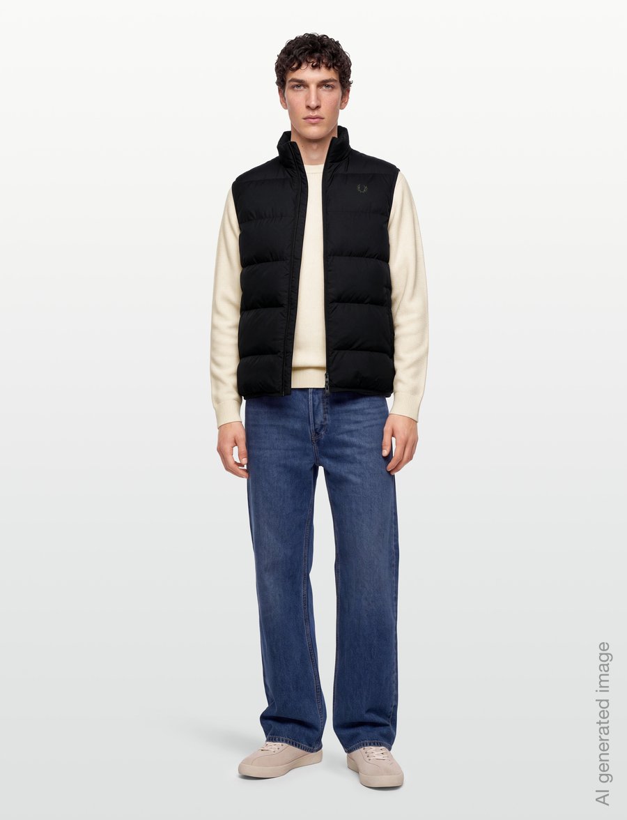 Fred Perry - INSULATED GILET - osta olukorra järgi - black - 0