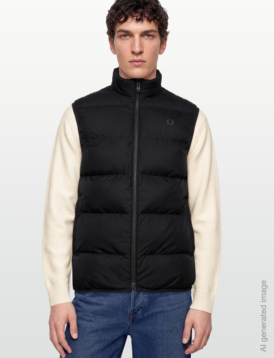 Fred Perry - INSULATED GILET - osta olukorra järgi - black - 3
