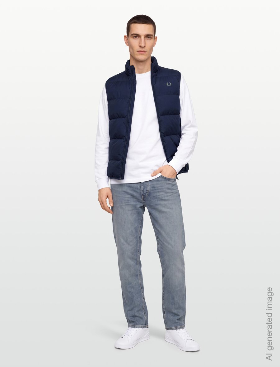 Fred Perry - INSULATED GILET - westen - dark airforce - 0