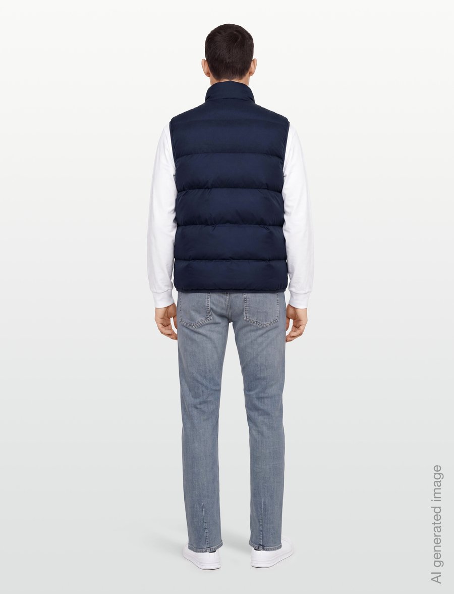 Fred Perry - INSULATED GILET - westen - dark airforce - 4