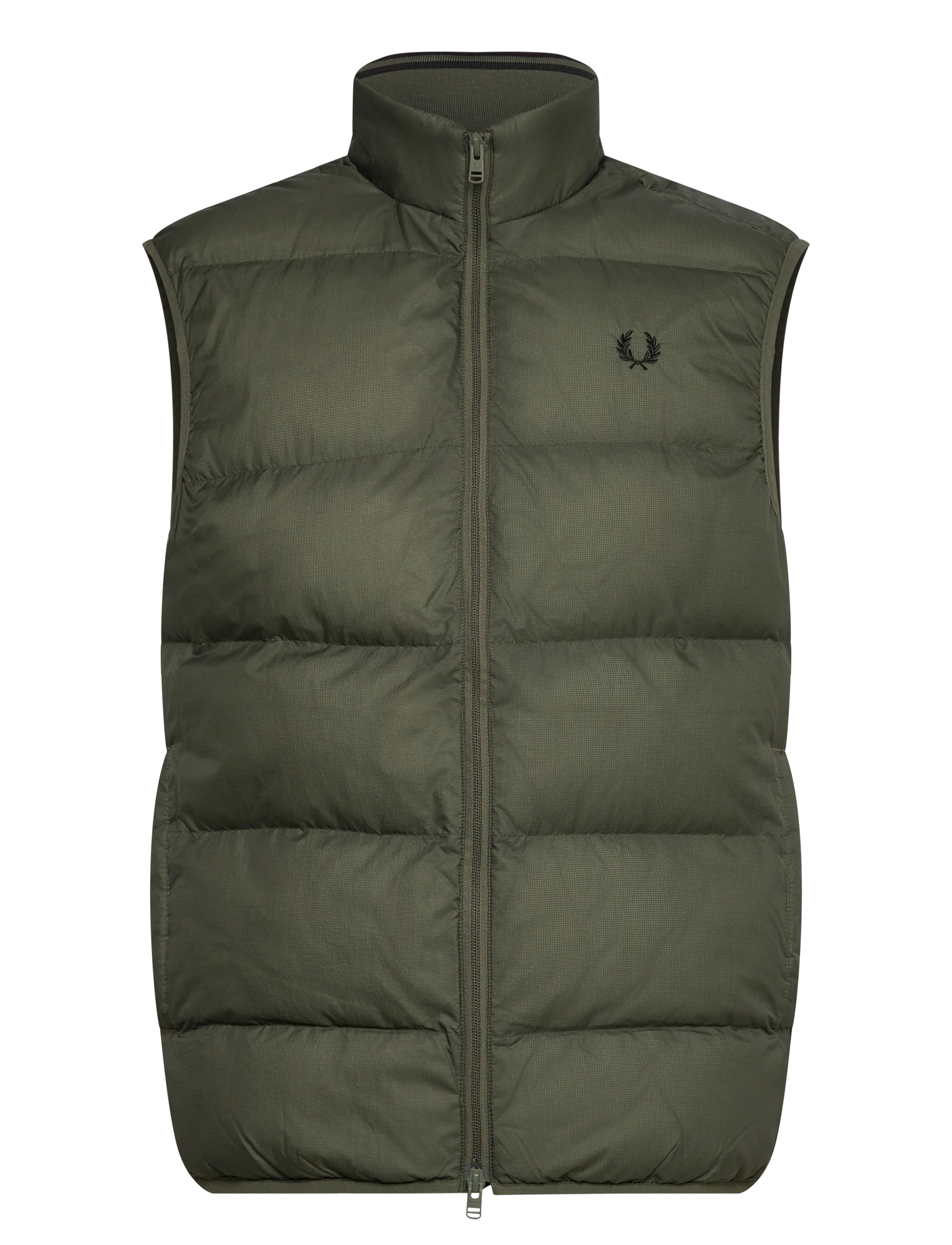 Fred Perry Insulated Gilet, XXL, Oberbekleidung, Khakigrün - Westen, Männerswear