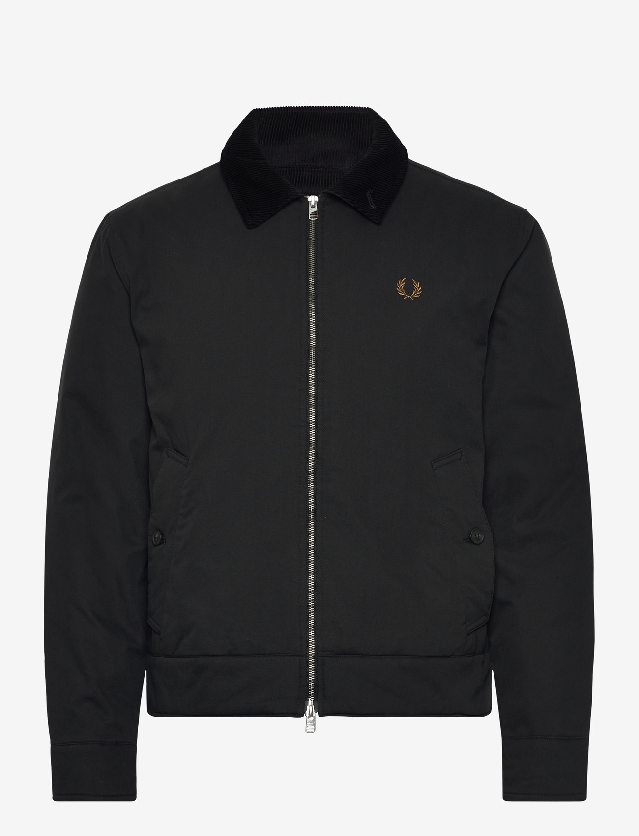 Fred Perry - COTTON CABAN JACKET - voodriga joped - black - 0