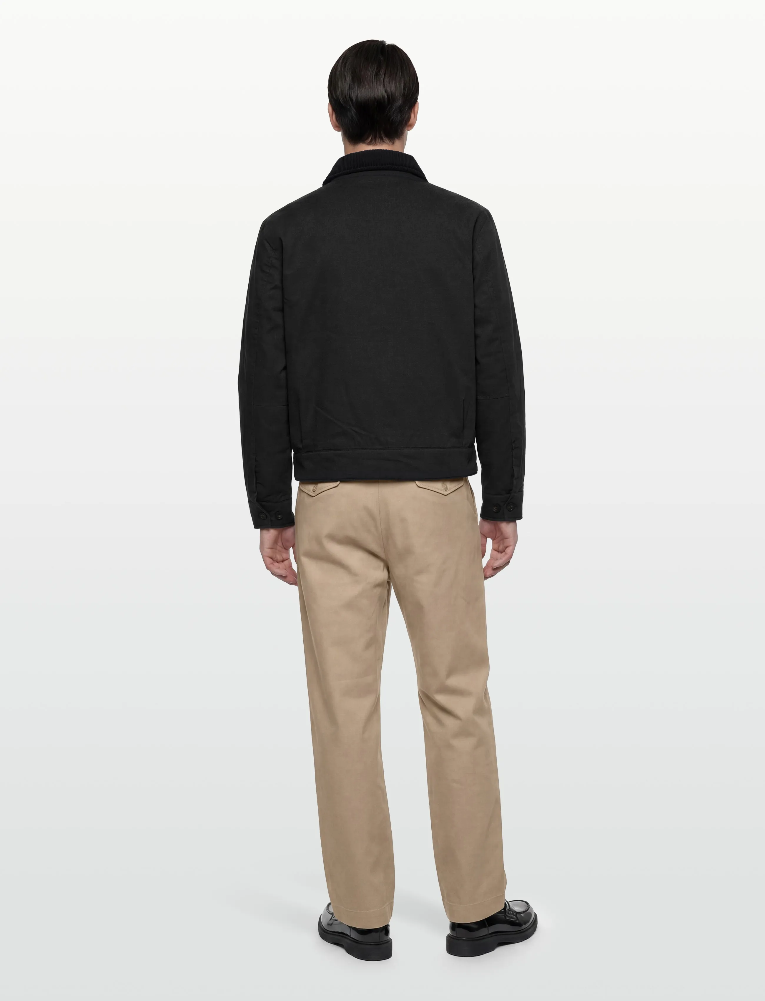 Fred Perry - COTTON CABAN JACKET - daunenjacken - black - 5
