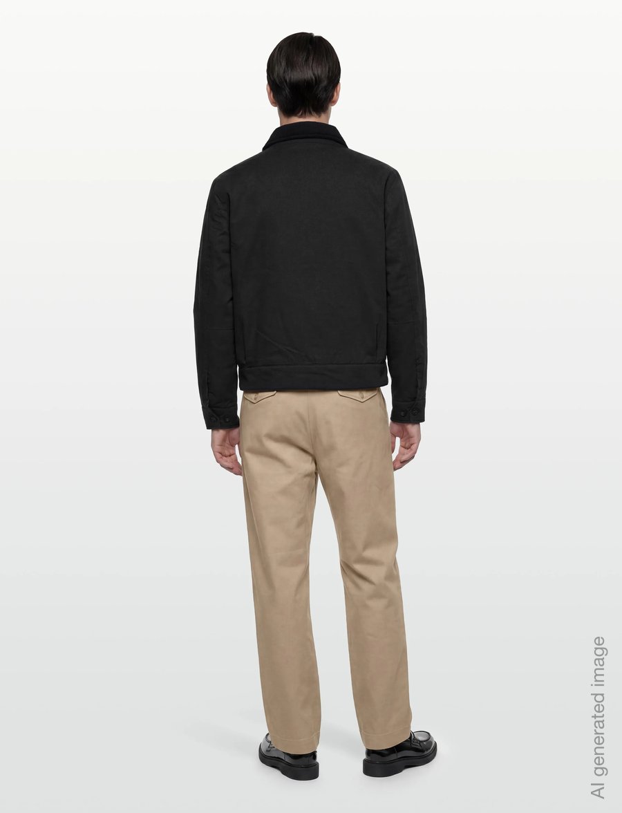 Fred Perry - COTTON CABAN JACKET - daunenjacken - black - 5