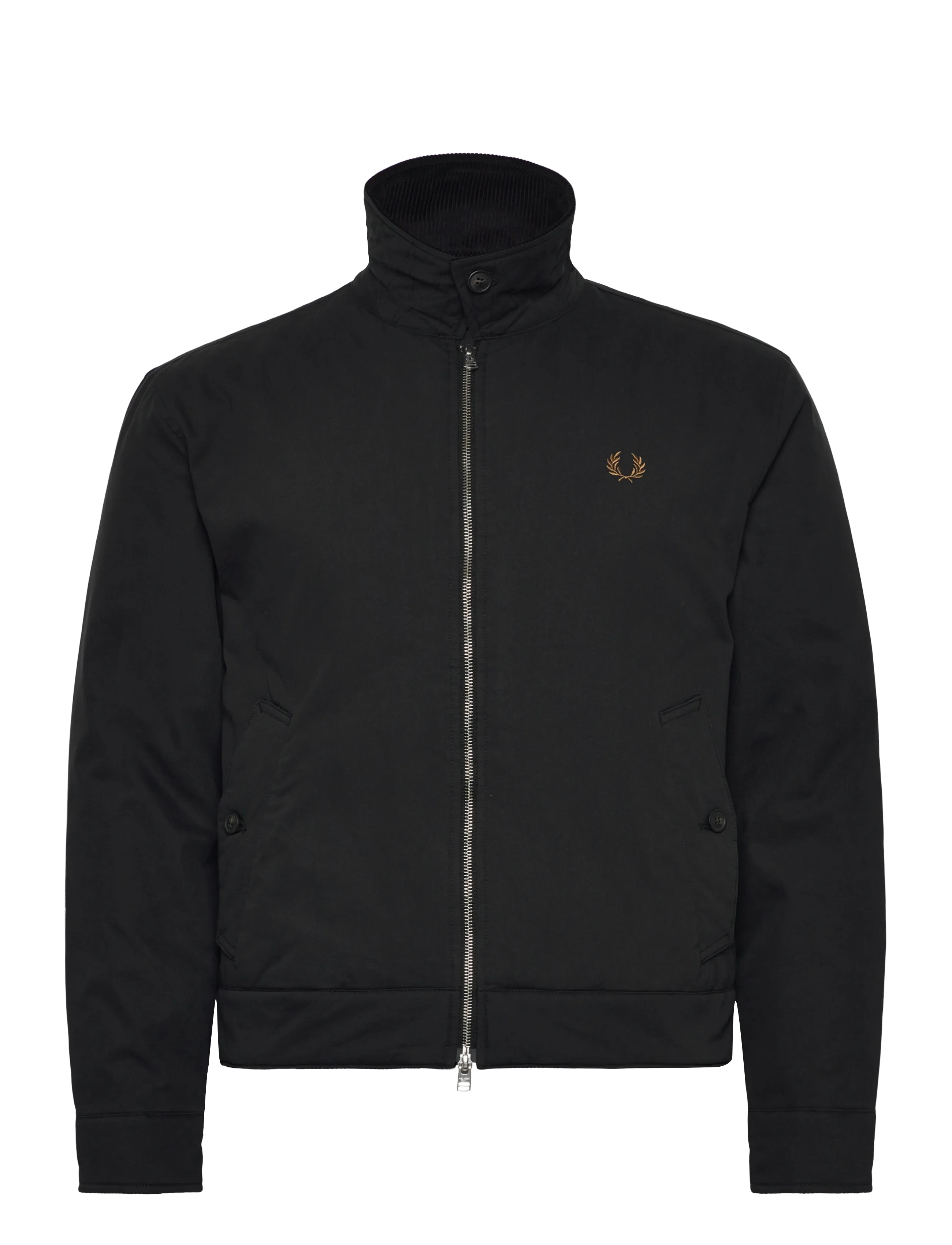 Fred Perry - COTTON CABAN JACKET - daunenjacken - black - 3