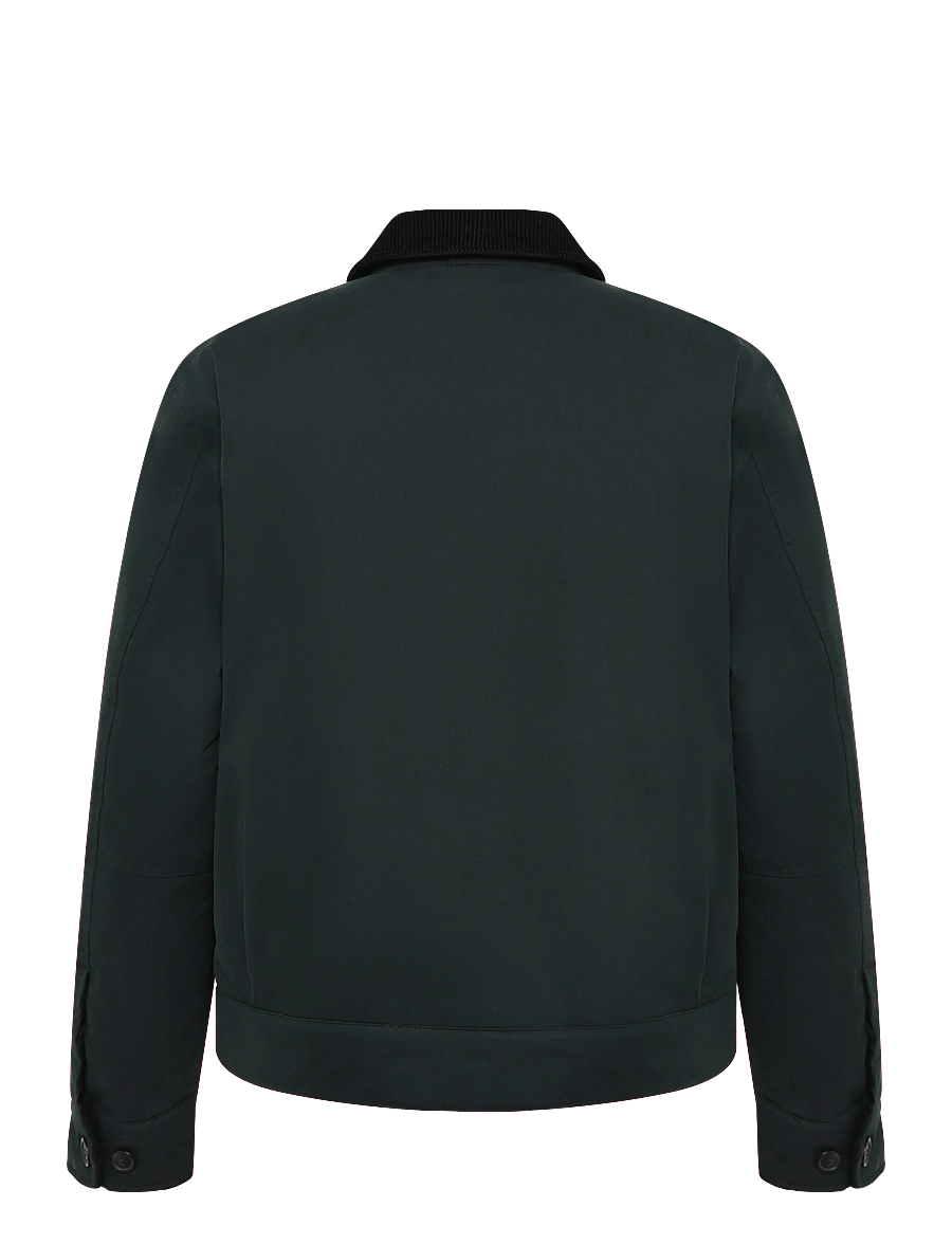 Fred Perry - COTTON CABAN JACKET - daunenjacken - night green - 1