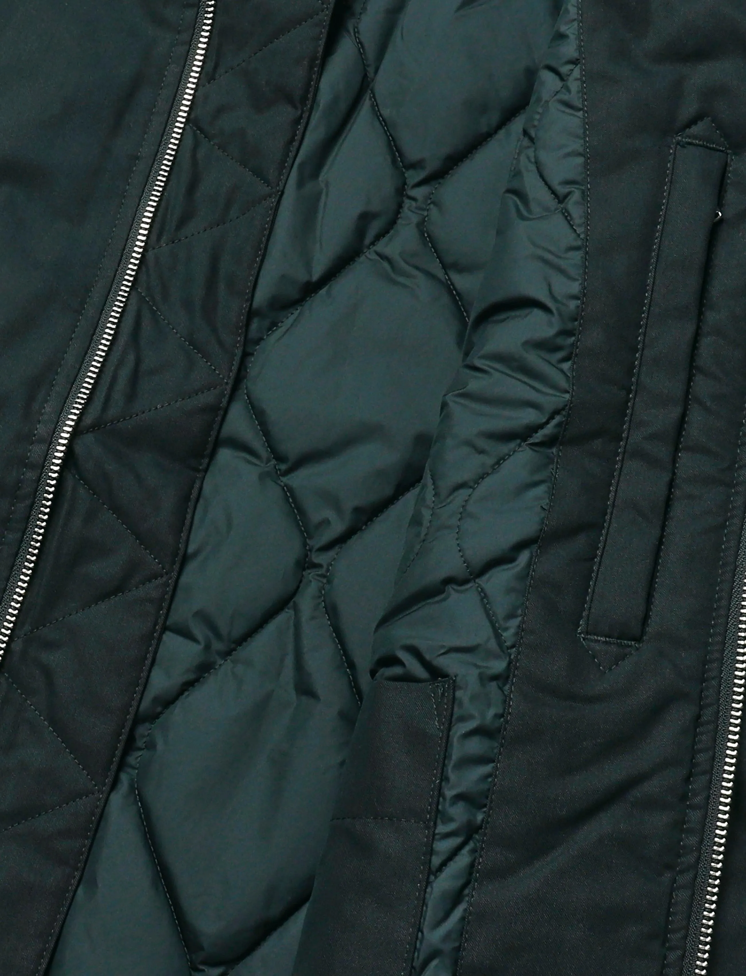 Fred Perry - COTTON CABAN JACKET - daunenjacken - night green - 4
