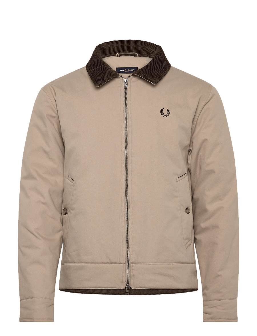 Fred Perry - COTTON CABAN JACKET - daunenjacken - warm oat - 0