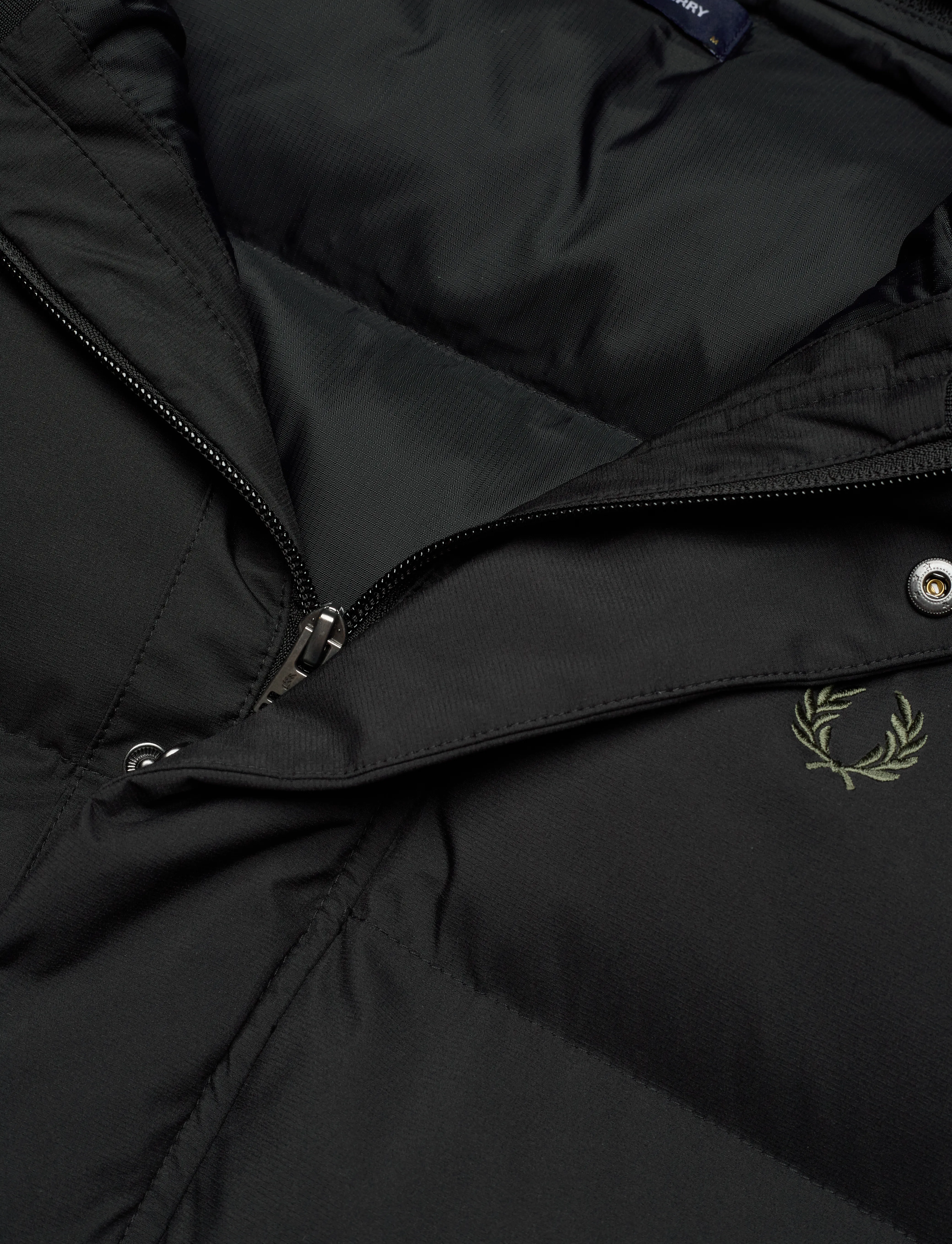 Fred Perry - PADDED POCKET DETAIL JKT - black - 2