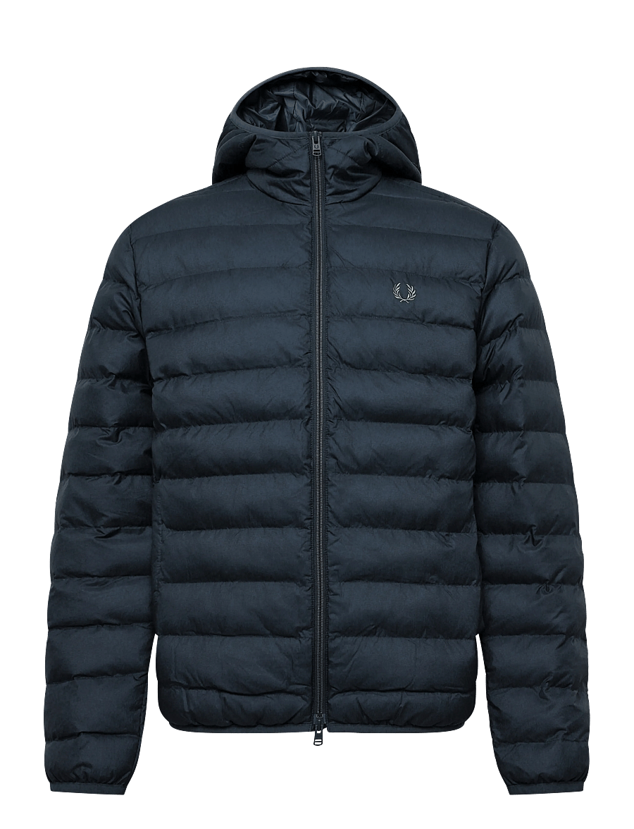 Fred Perry - HOODED INSULATED JKT - sulejoped - dark airforce - 1