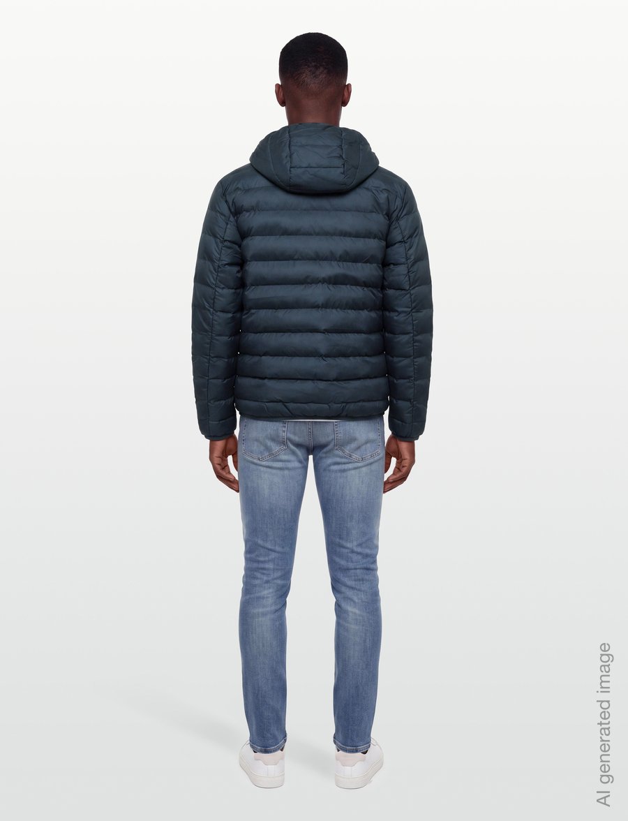 Fred Perry - HOODED INSULATED JKT - sulejoped - dark airforce - 4
