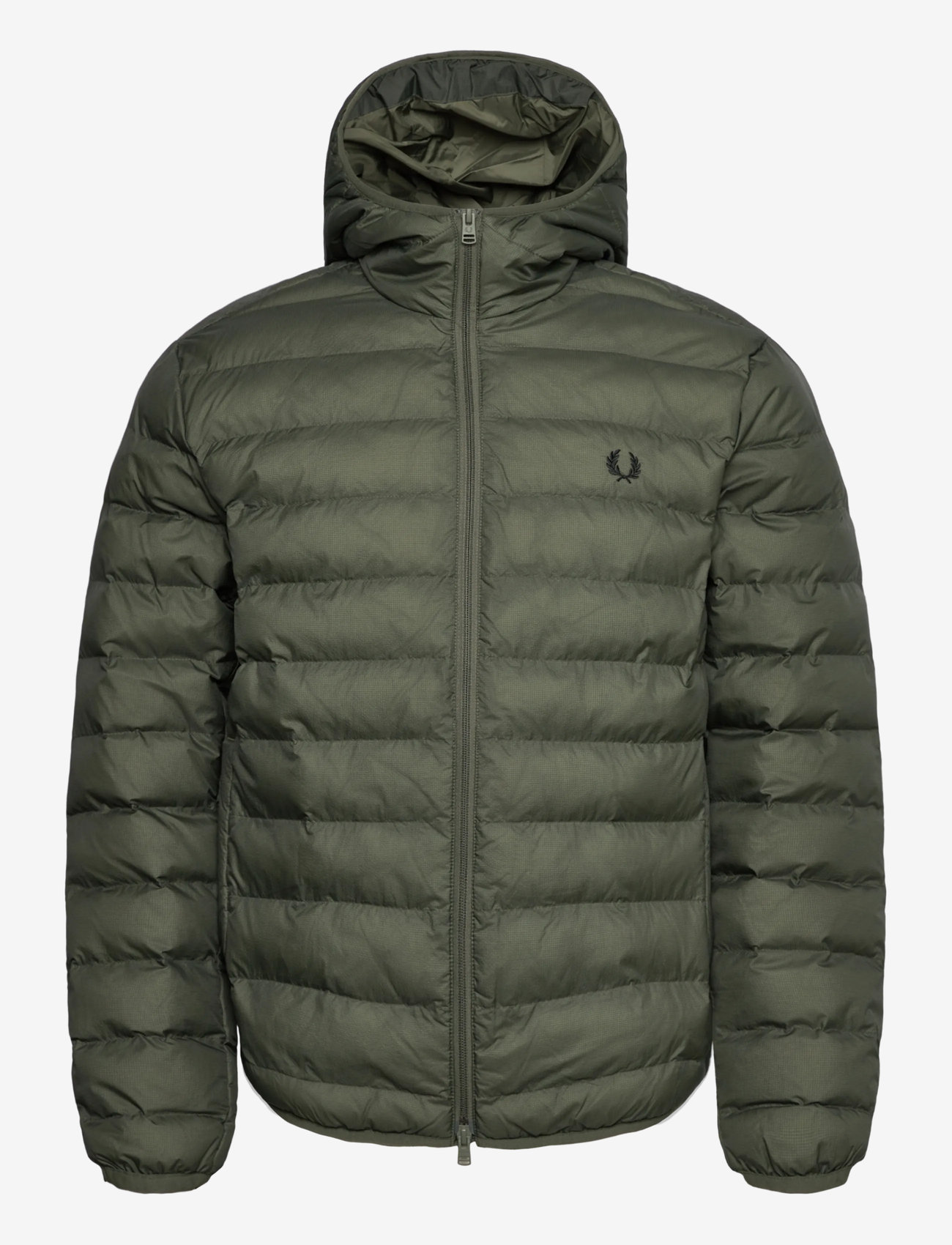Fred Perry - HOODED INSULATED JACKET - winterjacken - lrl wrth green - 0