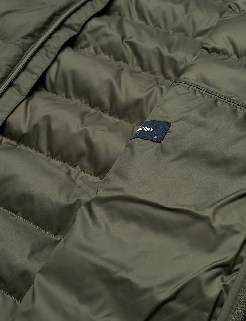 Fred Perry - HOODED INSULATED JKT - daunenjacken - lrl wrth green - 4