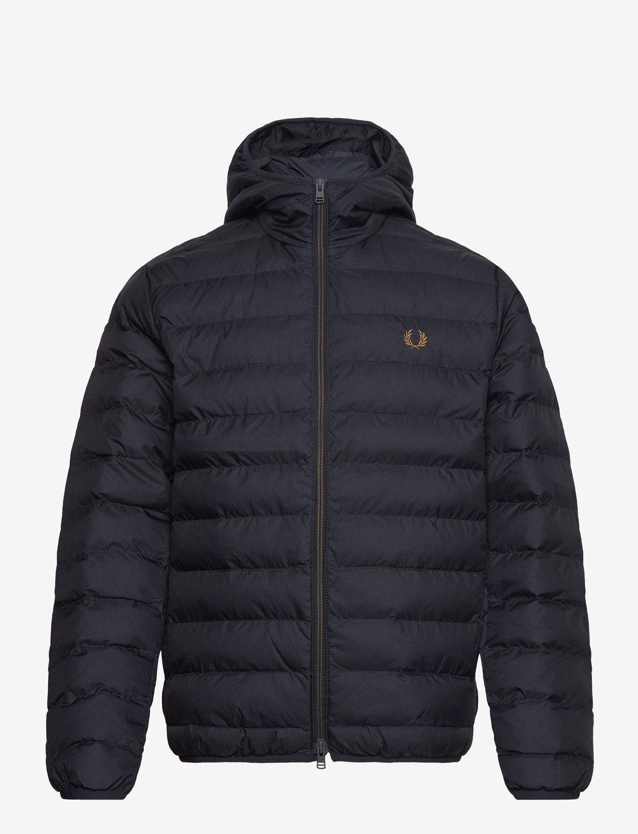Fred Perry - HOODED INSULATED JACKET - padded jackets - navy - 0