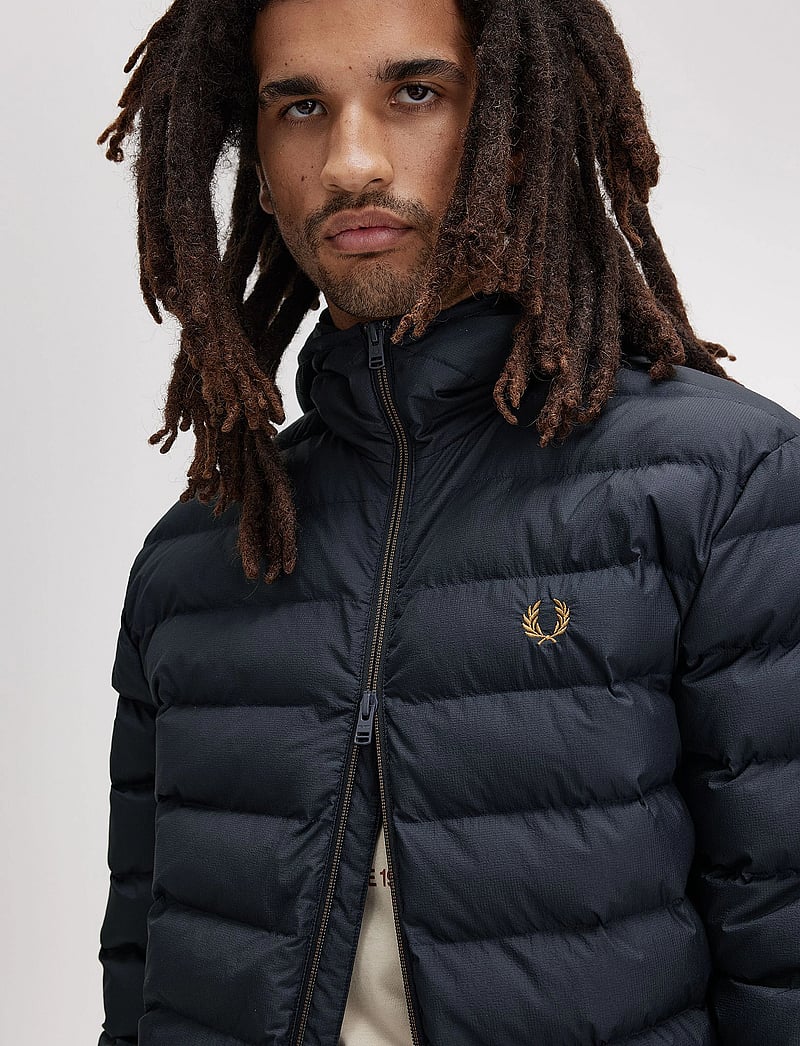Fred Perry - HOODED INSULATED JKT - dunjakker - navy - 5