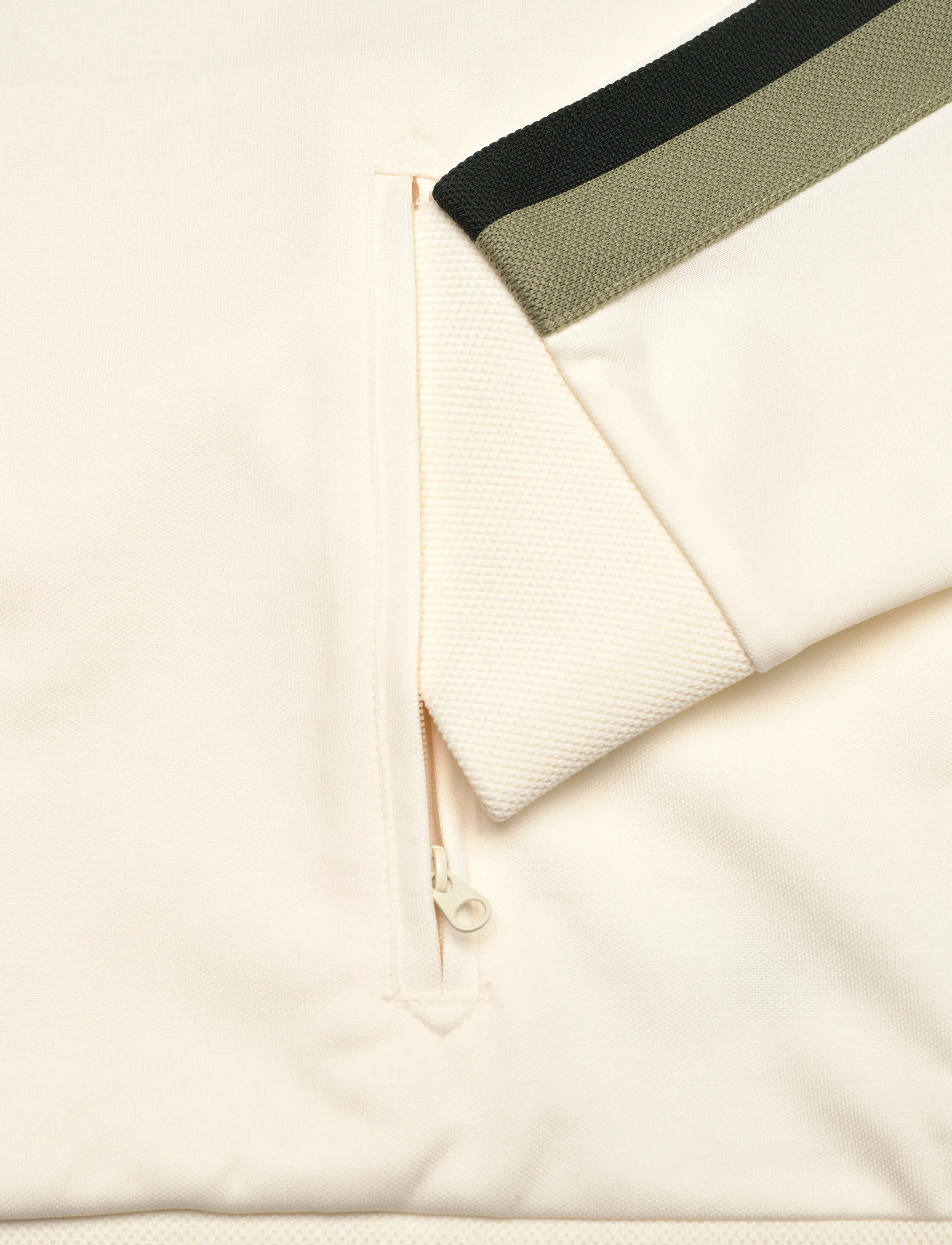 Fred Perry - TWO COL TAPE TRK JKT - light ecru - 3