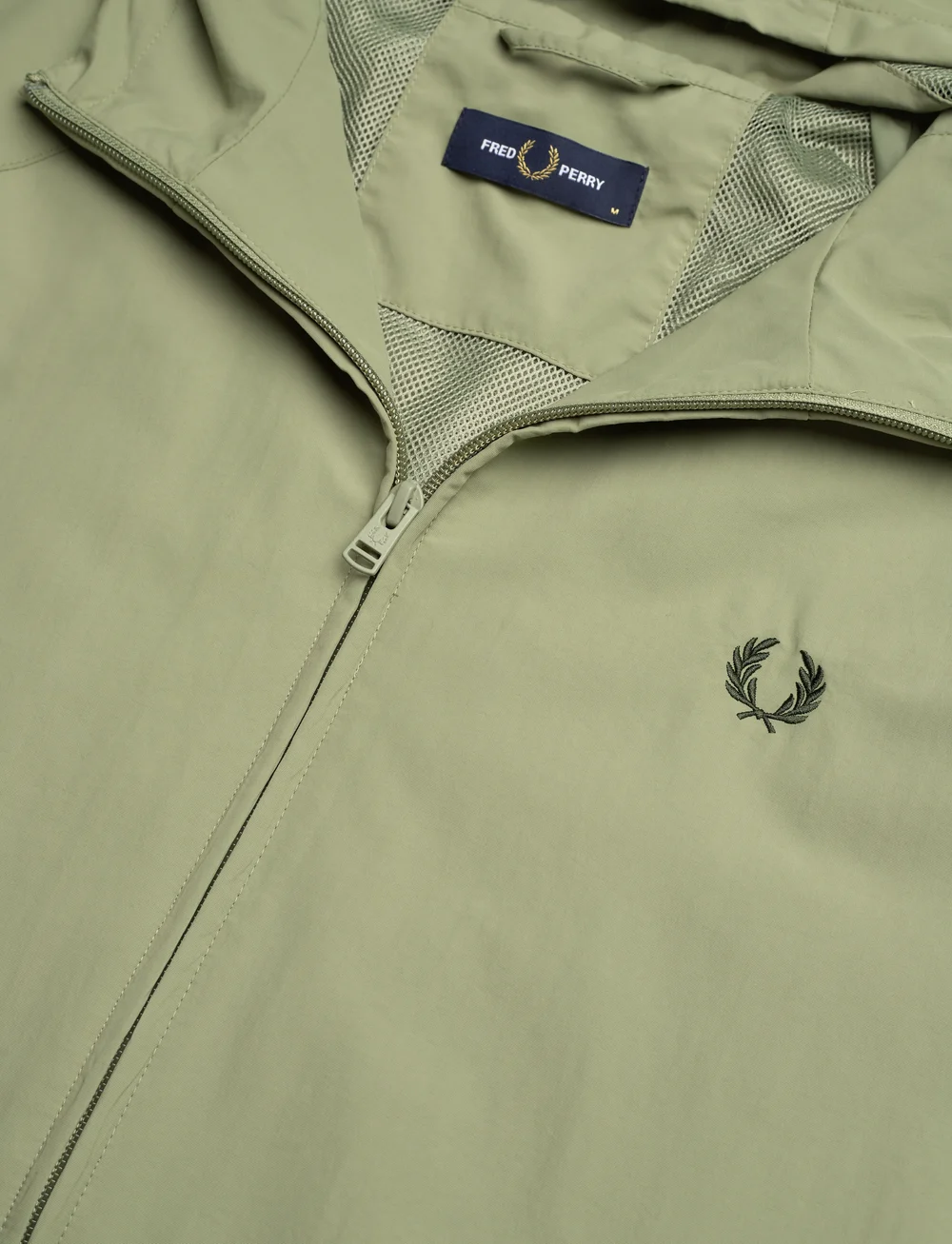 Fred Perry - TASLAN HOODED SHELL JACKET - light jackets - olive mint - 2