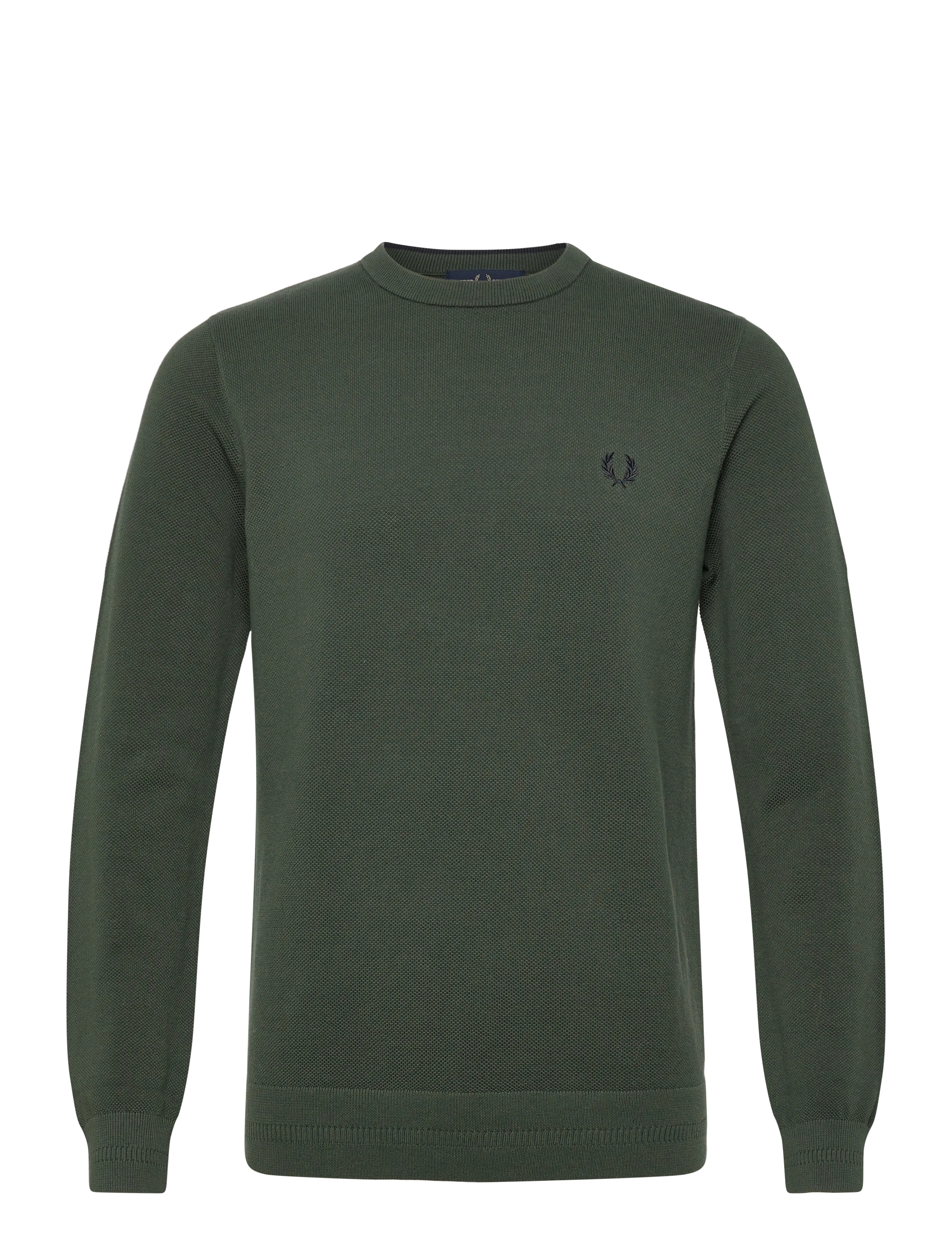 PIQUE STITCH JUMPER - COURT GREEN