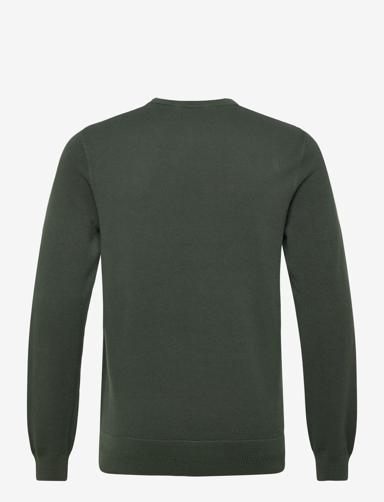Fred Perry - PIQUE STITCH JUMPER - rund hals - court green - 1