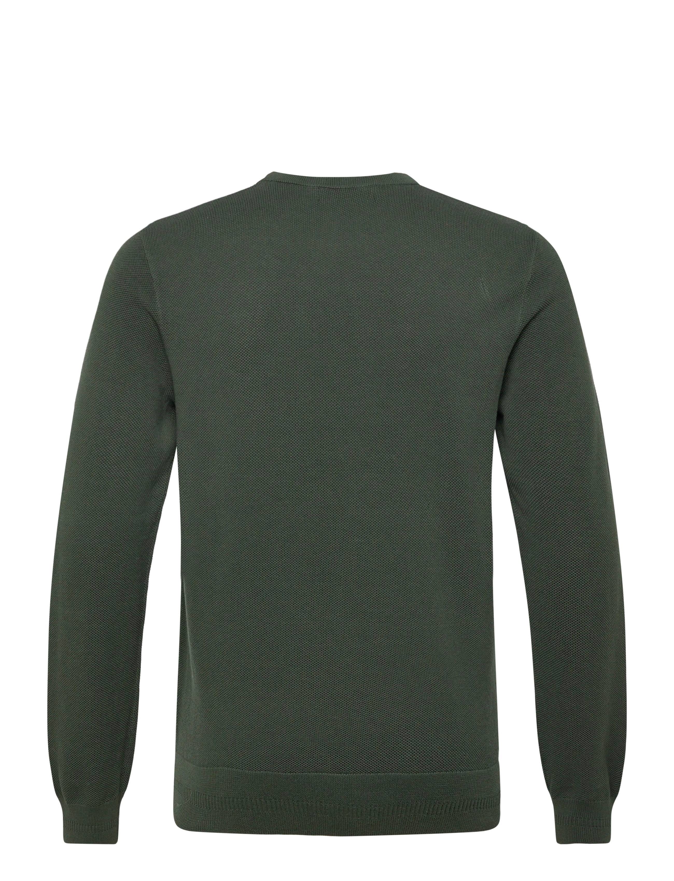 Fred Perry - PIQUE STITCH JUMPER - rundhals - court green - 1