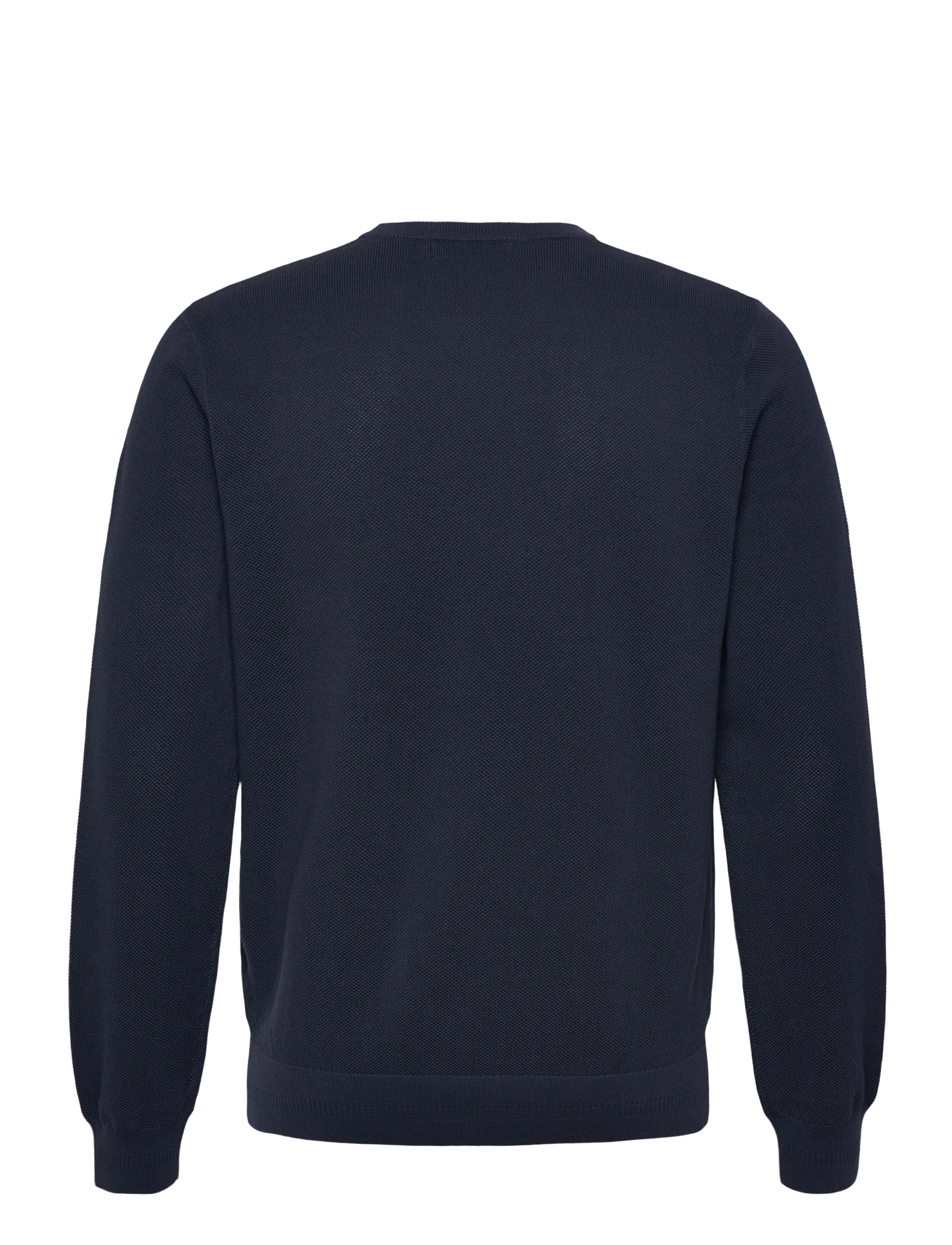 Fred Perry - PIQUE STITCH JUMPER - rundhals - dark airforce - 2