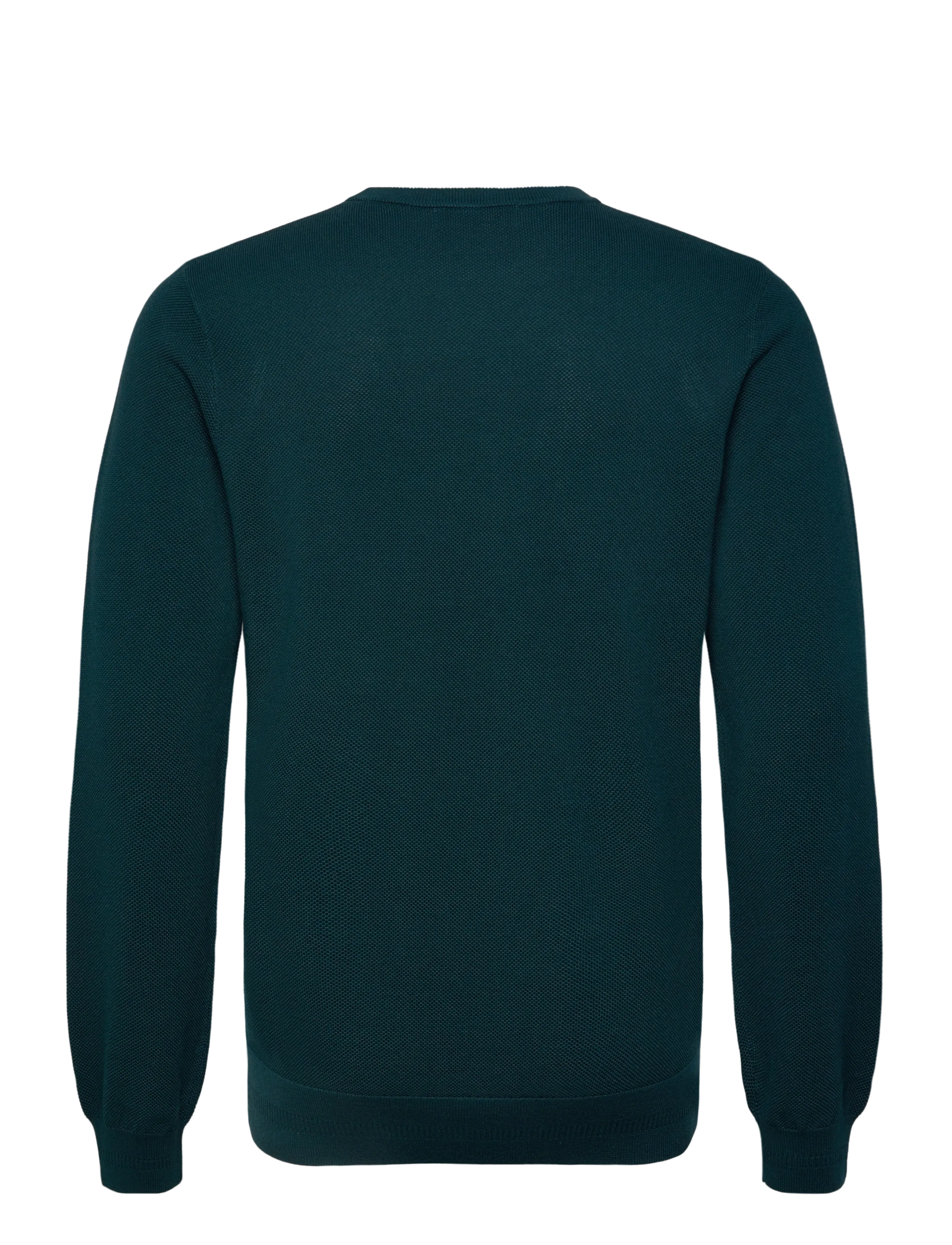 Fred Perry - PIQUE STITCH JUMPER - trøjer - dark petrol - 1