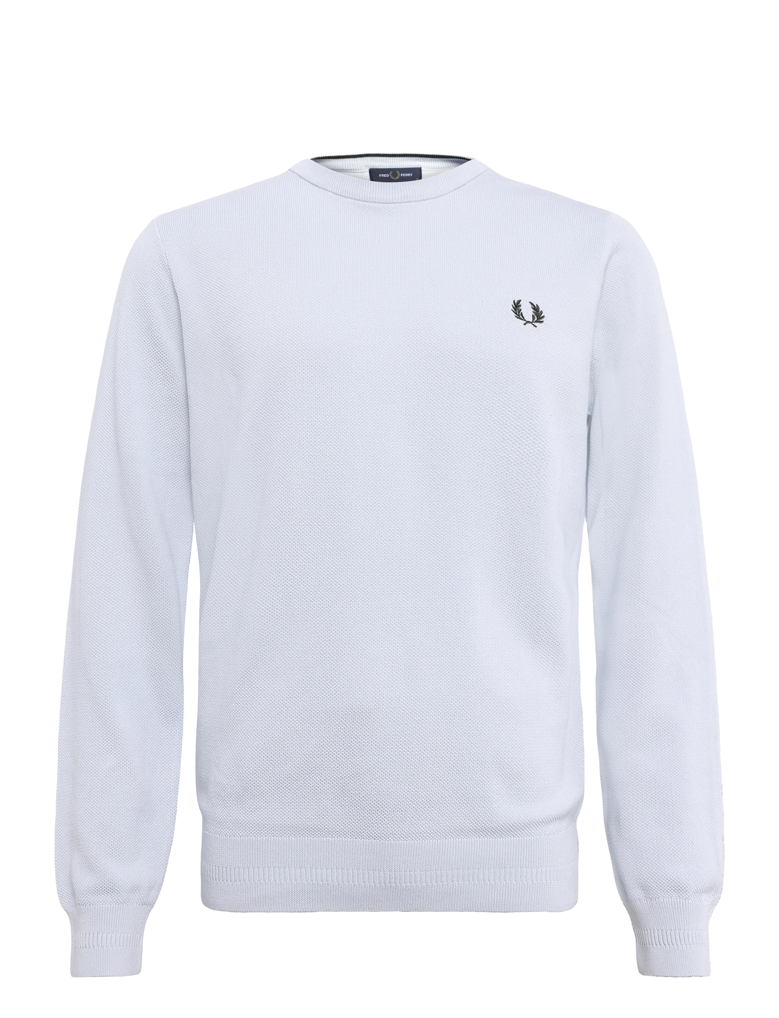 Fred Perry - PIQUE STITCH JUMPER - rundhals - dusky blue - 1