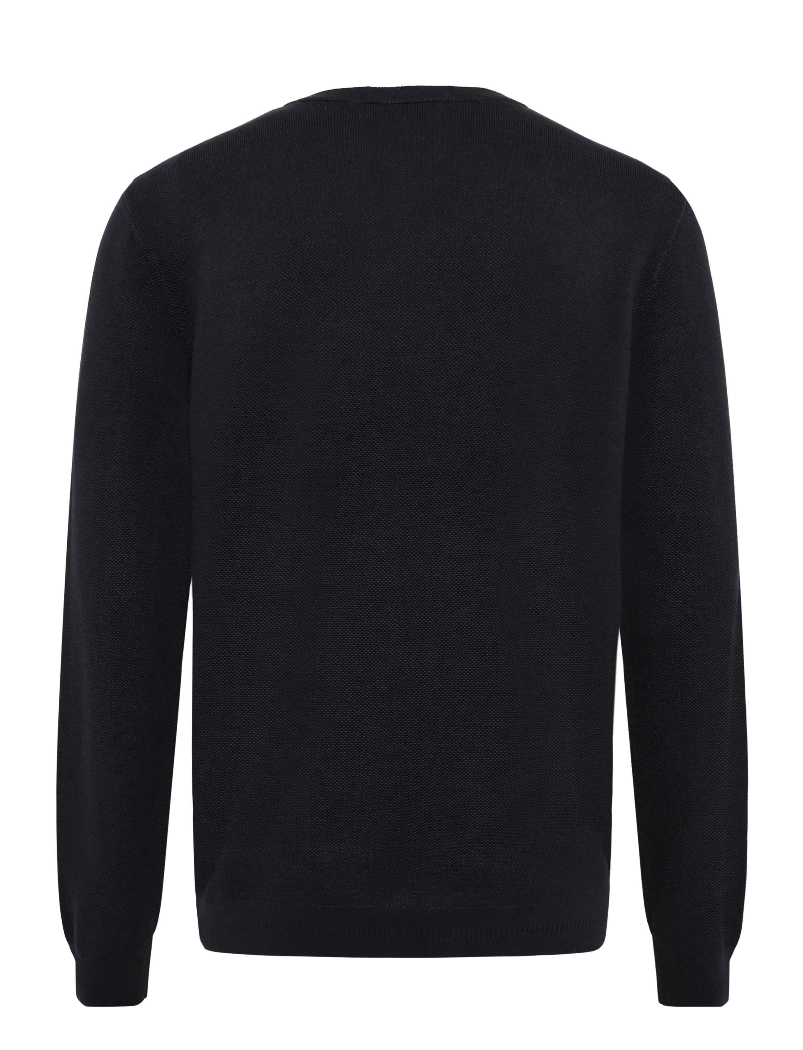 Fred Perry - PIQUE STITCH JUMPER - rundhals - navy - 2