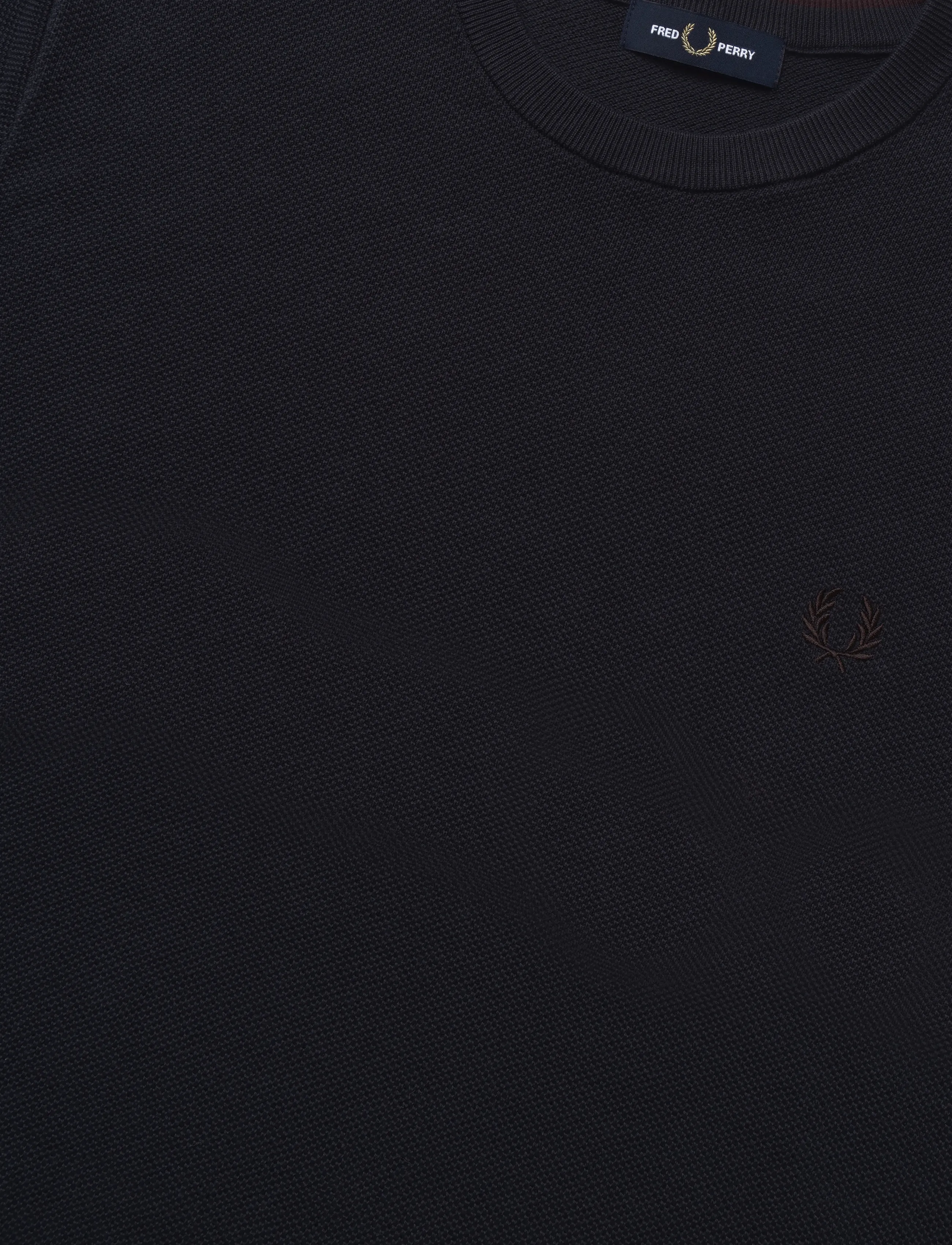 Fred Perry - PIQUE STITCH JUMPER - rundhals - navy - 4