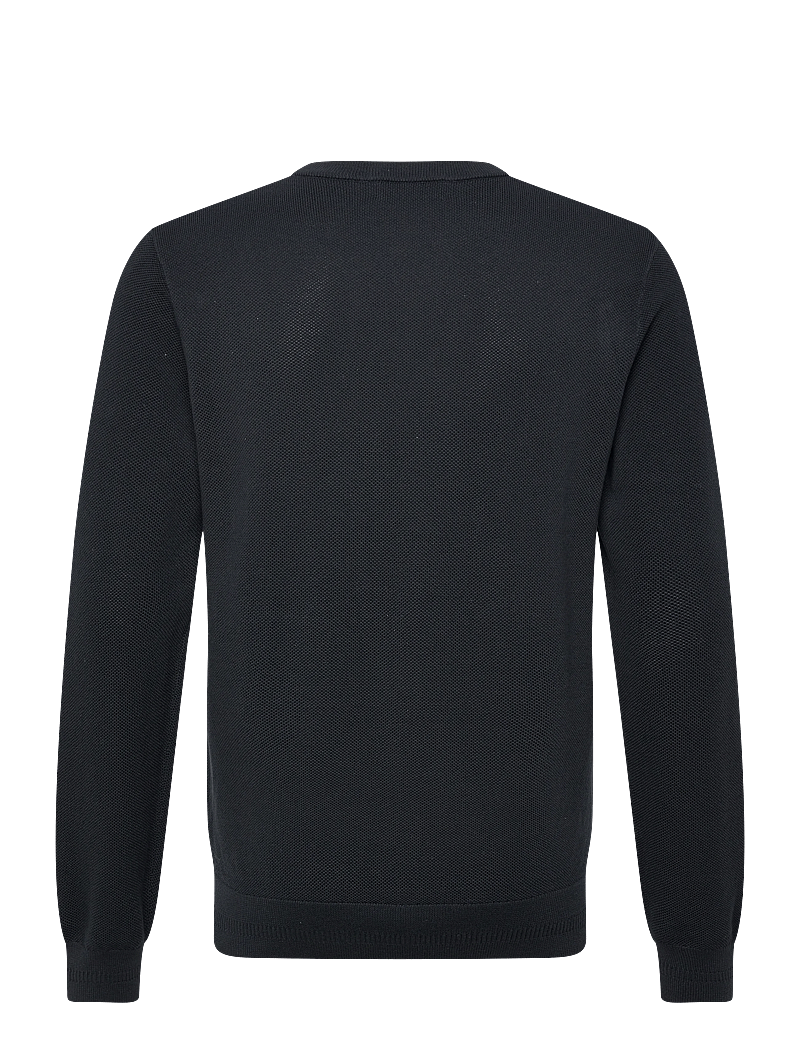 Fred Perry - PIQUE STITCH JUMPER - rundhalsad - navy - 1