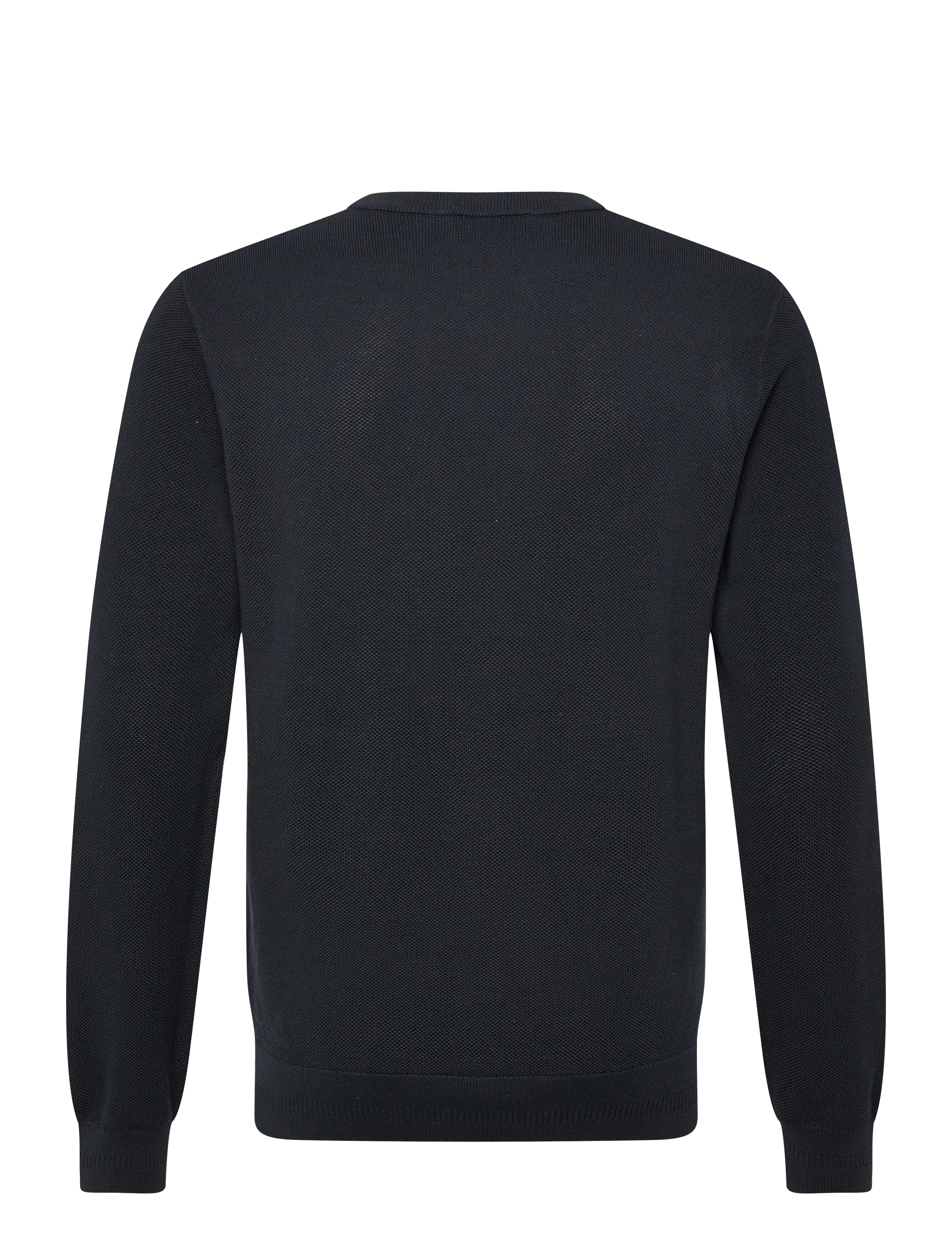 Fred Perry - PIQUE STITCH JUMPER - rundhalsad - navy - 1